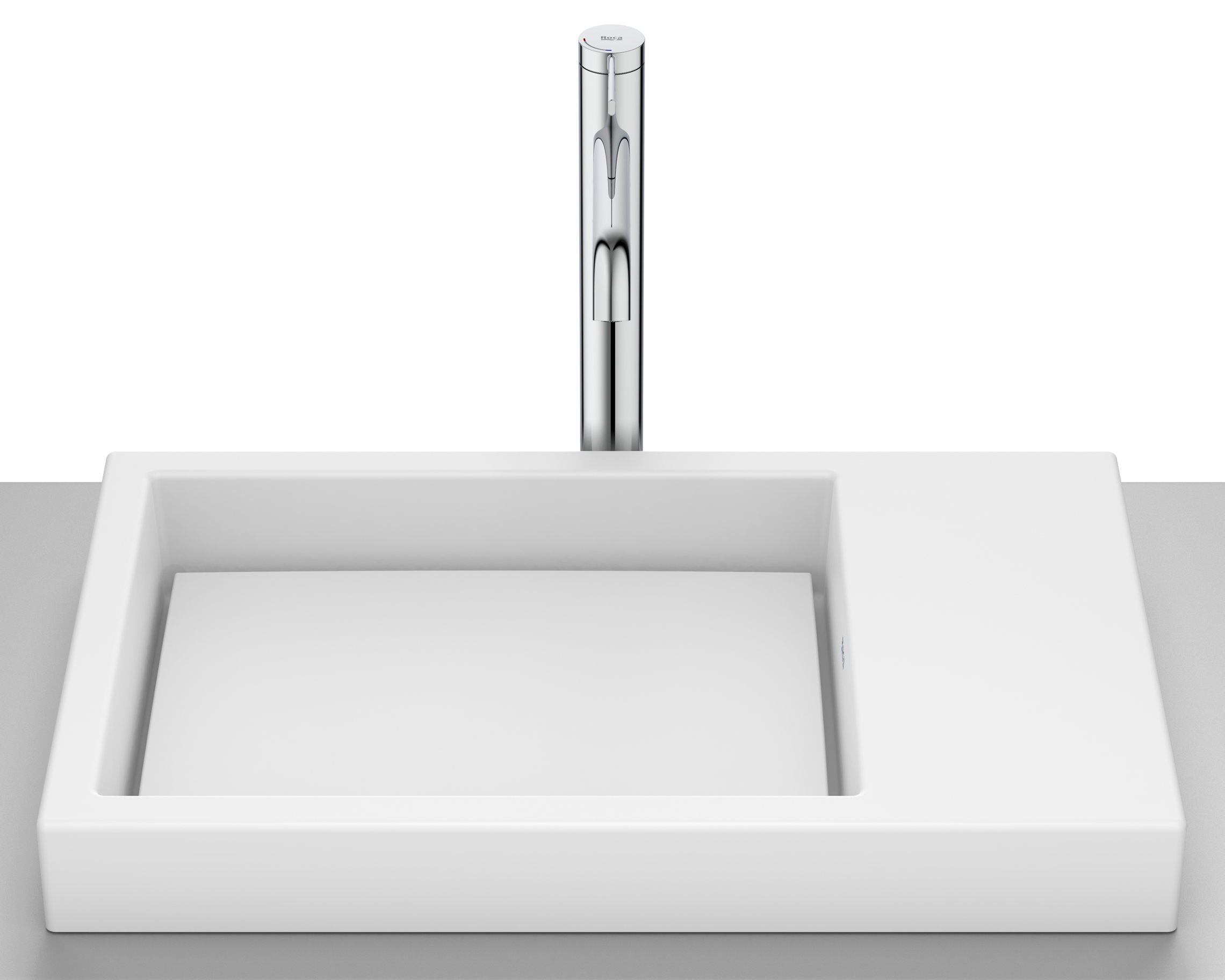 Roca Horizon lavabo 60x38 cm empotrado blanco A32727562B