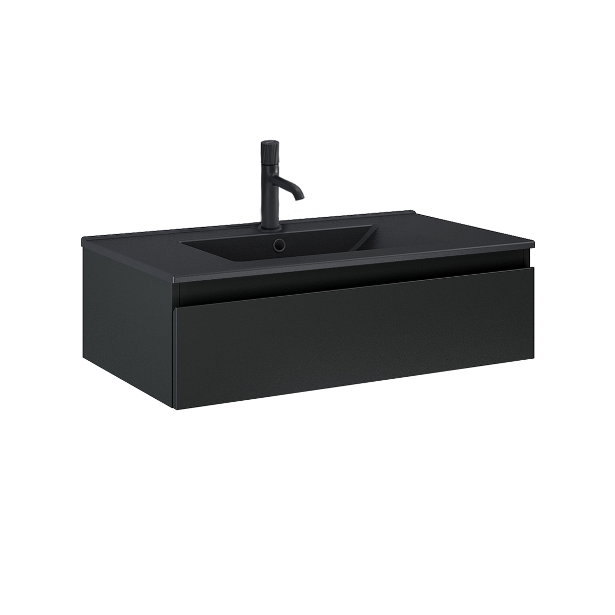 Conjunto armario Oltens Vernal 60010300, lavabo Oltens Vernal 41206300