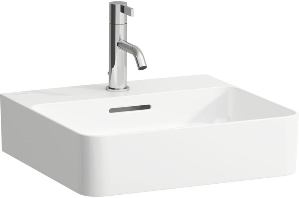 Laufen Val lavabo 45x42 cm rectangular clásico blanco brillante H8152814001091