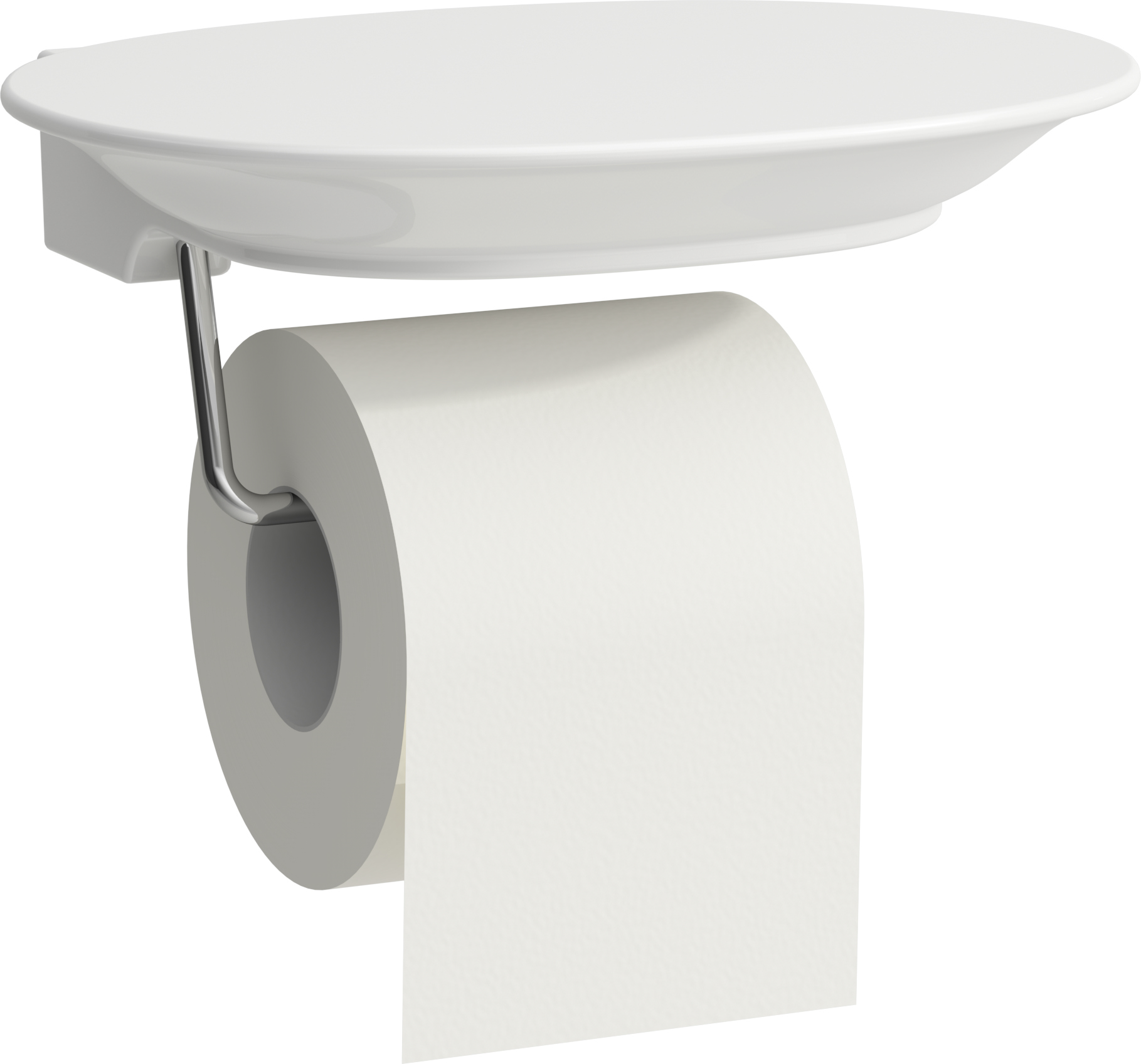 Laufen The New Classic portarrollos de papel higiénico blanco H8738537570001