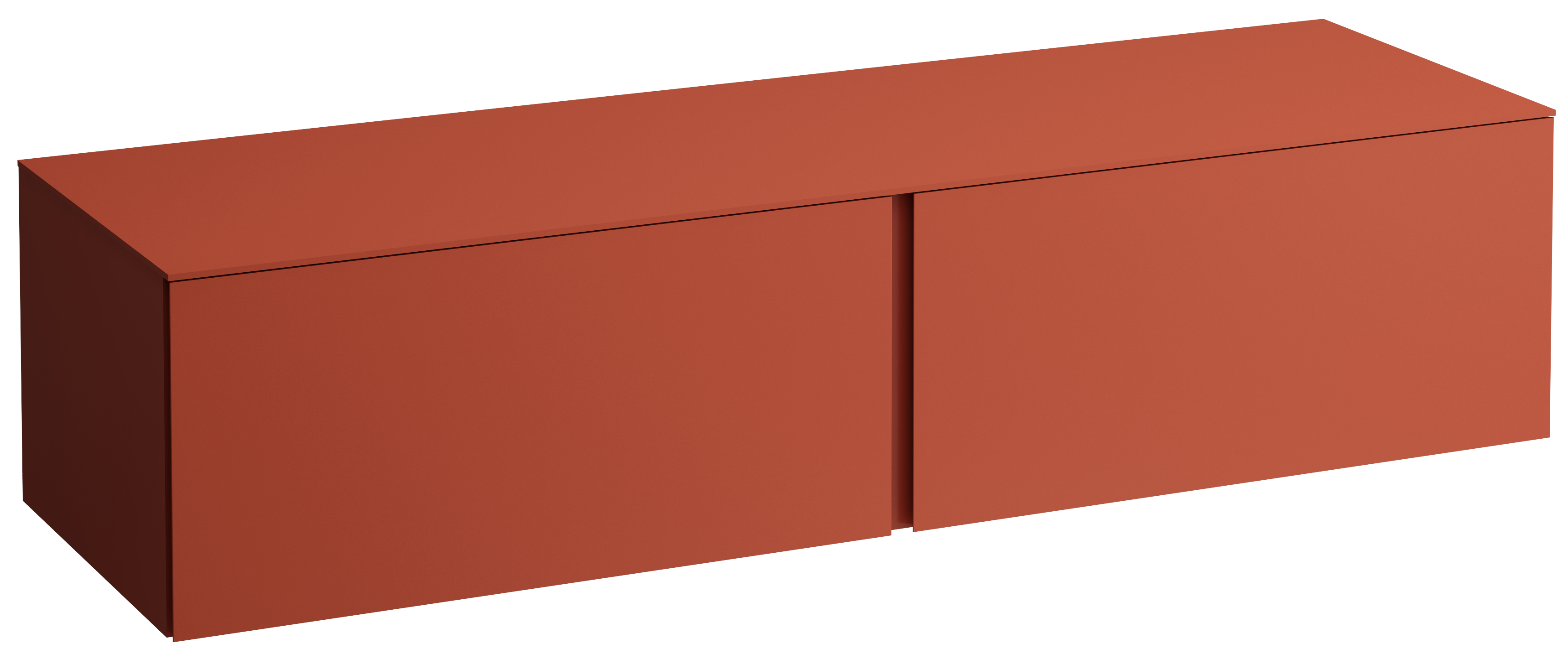 Laufen Il Bagno Alessi armario con encimera 160x50x37 cm suspendido, para lavabo H4303300972691