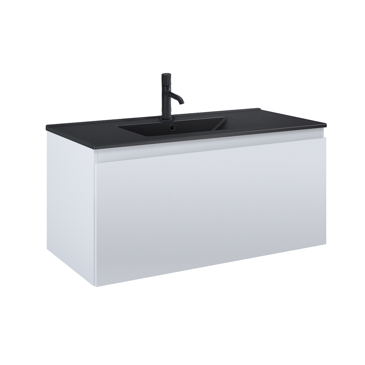 Conjunto lavabo Oltens Vernal 41207300, armario Oltens Vernal 60015700