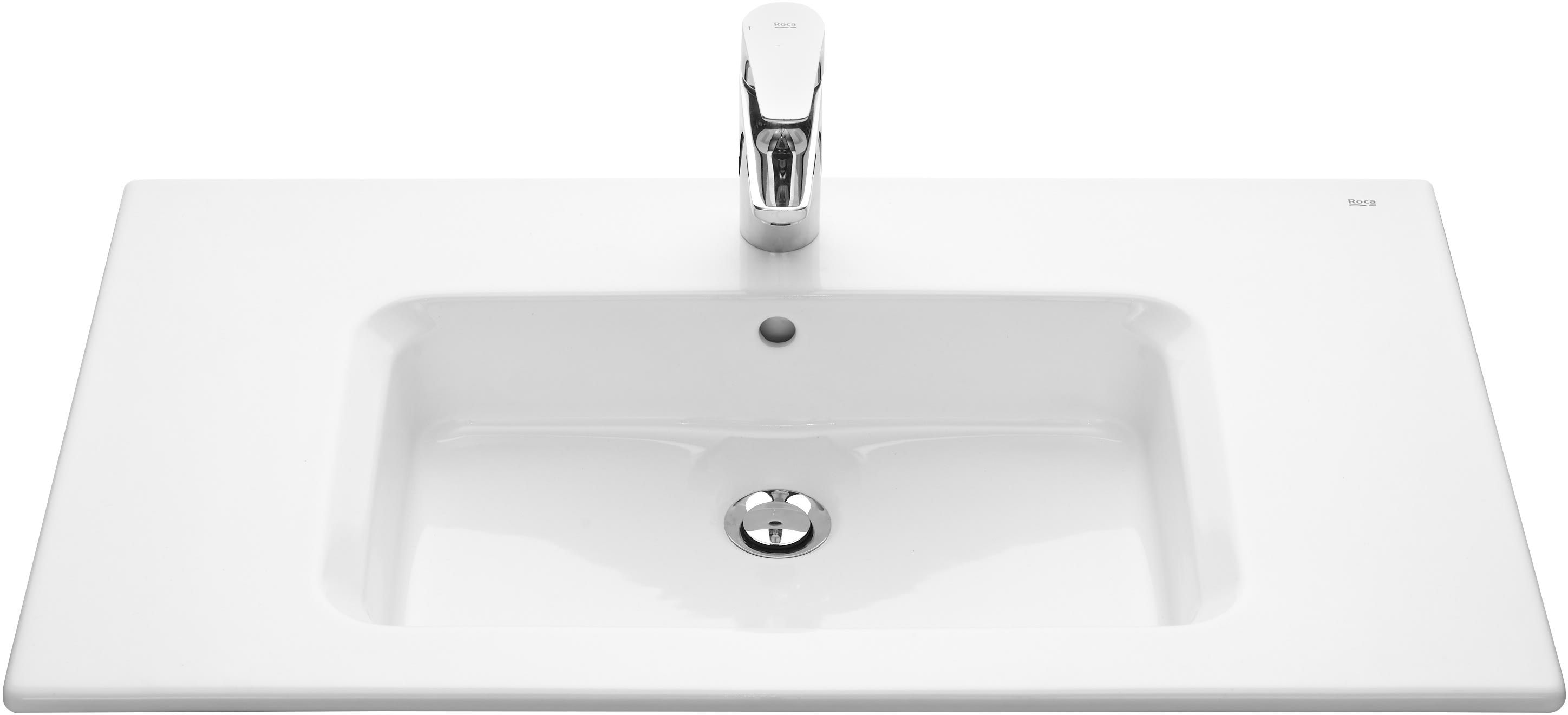 Roca Gap-N lavabo 80.5x46 cm rectangular para mueble blanco A3279A4000