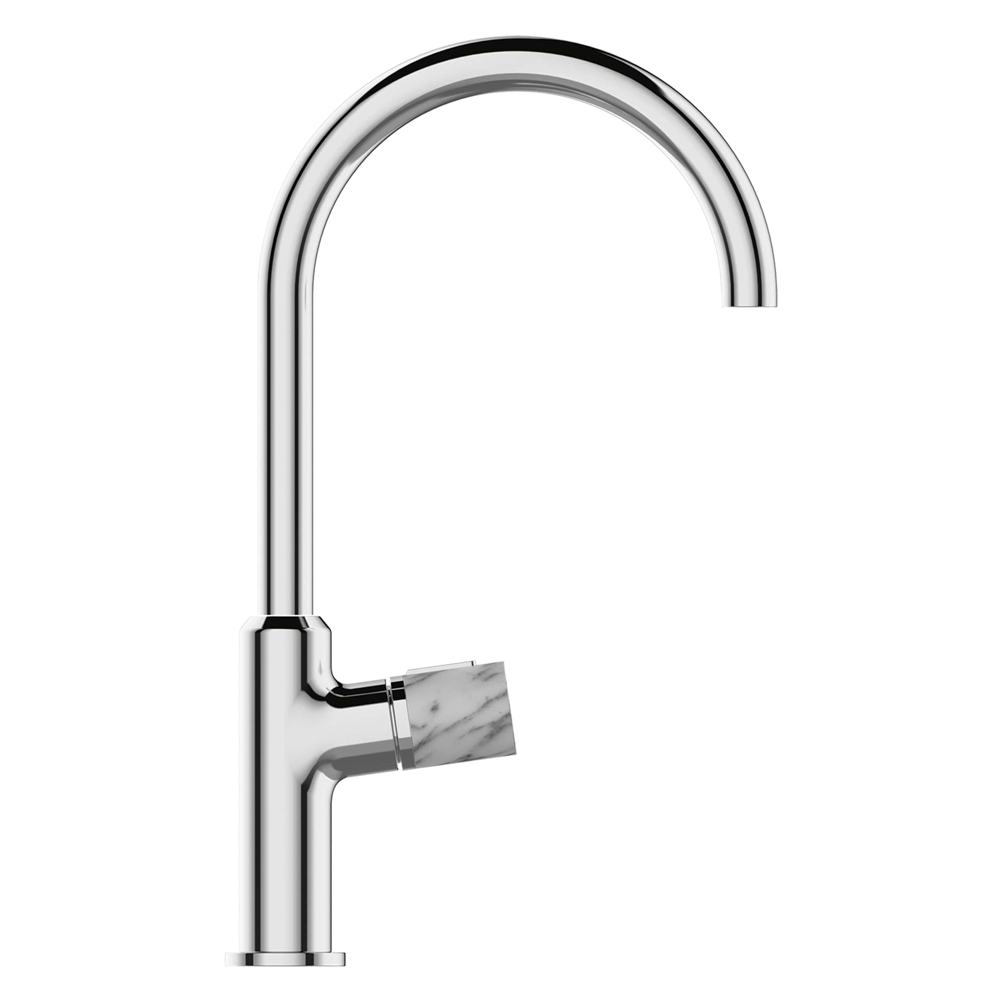 Invena Gabro Plus grifo de cocina de pie cromo BZ3P001