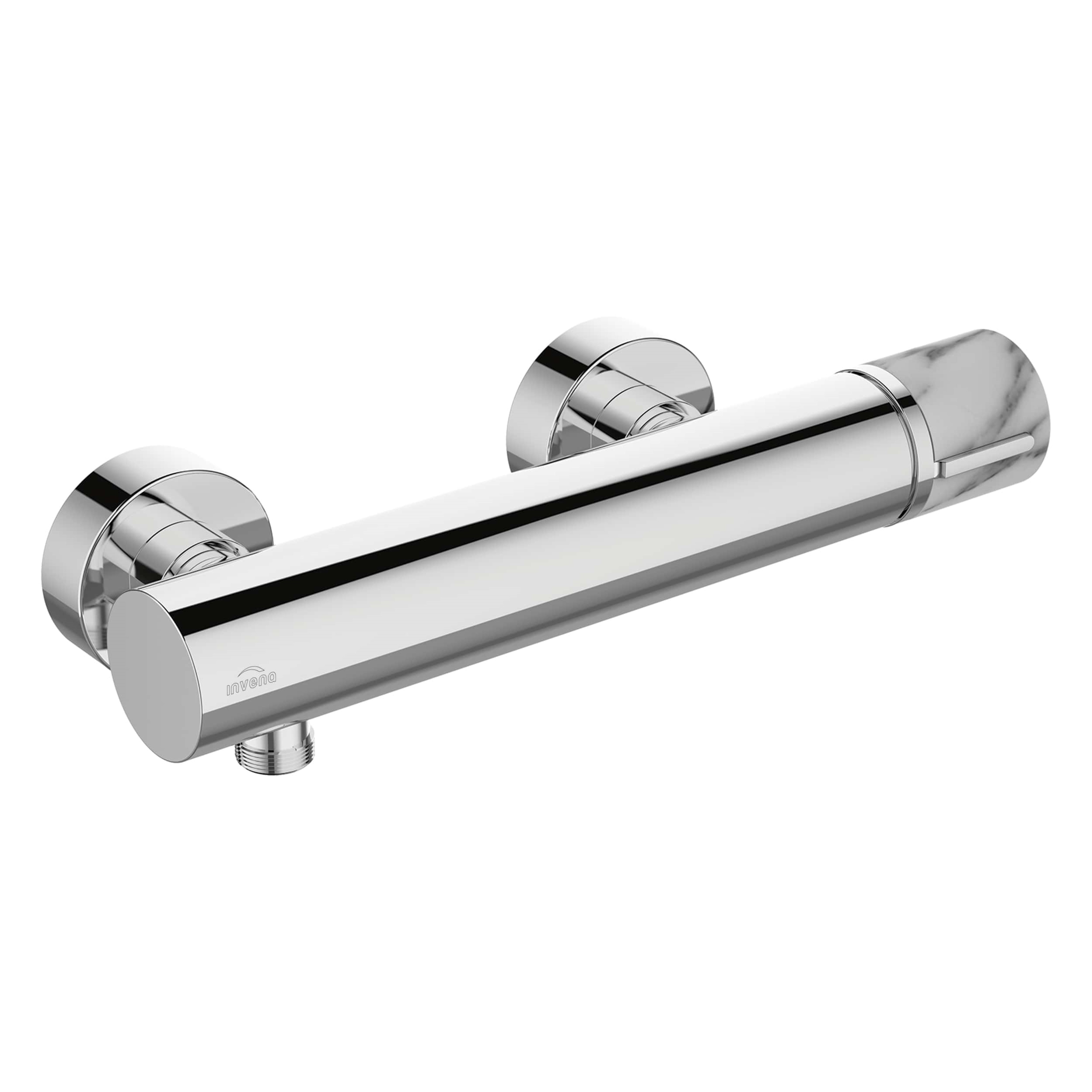 Invena Gabro Plus grifo para ducha a pared cromo BN3P001