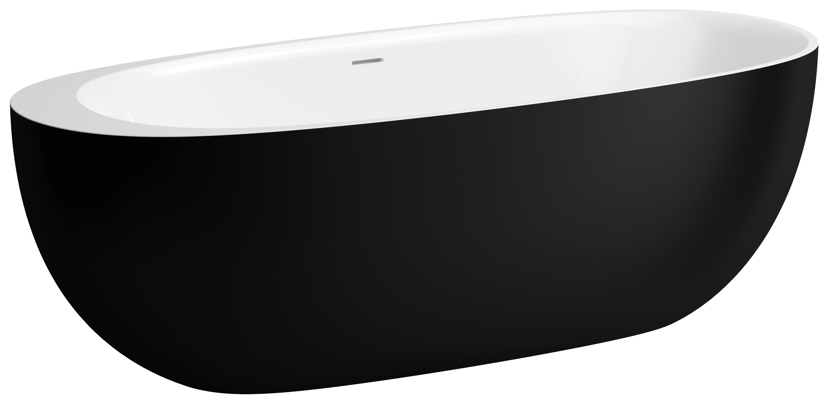 Laufen Il Bagno Alessi bañera exenta 185x80 cm oval bicolor H2209720650001