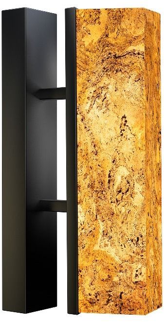Abigali Marble Stone lámpara de pared 1x6 W negro-beige MWLS-6616-607Y