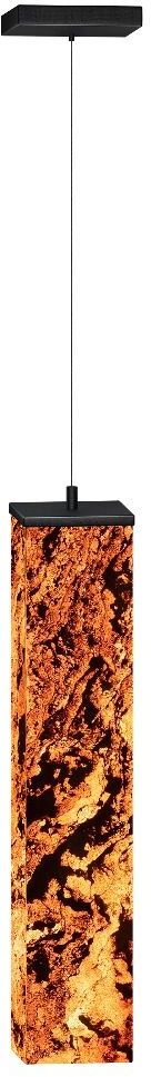 Abigali Marble Stone lámpara colgante 1x25 W negro-marrón MPLS-6614-606R