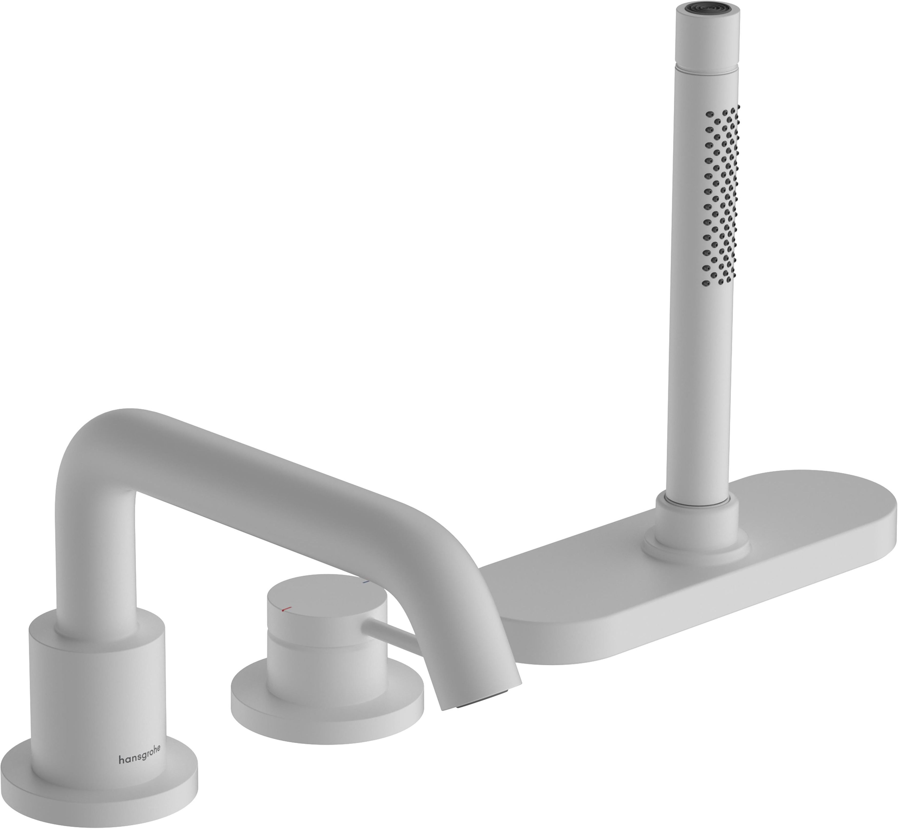 Hansgrohe Tecturis S grifo de bañera y ducha en bañera blanco 73447700