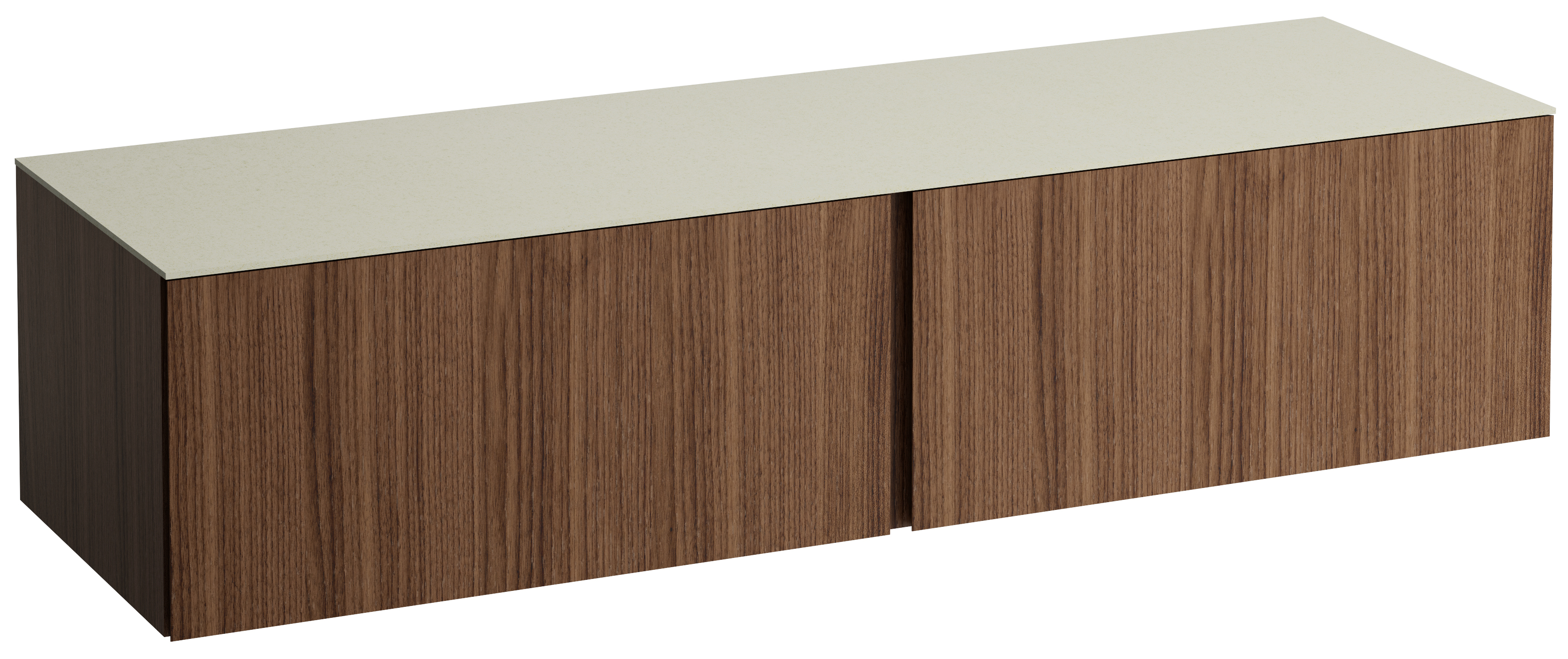 Laufen Il Bagno Alessi armario con encimera 160x50x37 cm suspendido, para lavabo | H4313300976301