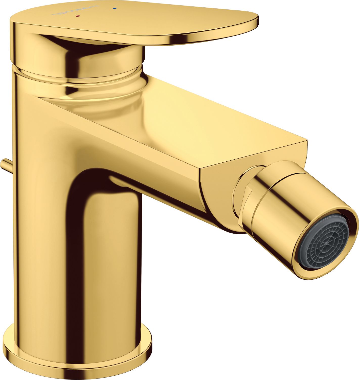 Duravit Wave grifo para bidé de pie oro WA2400001034