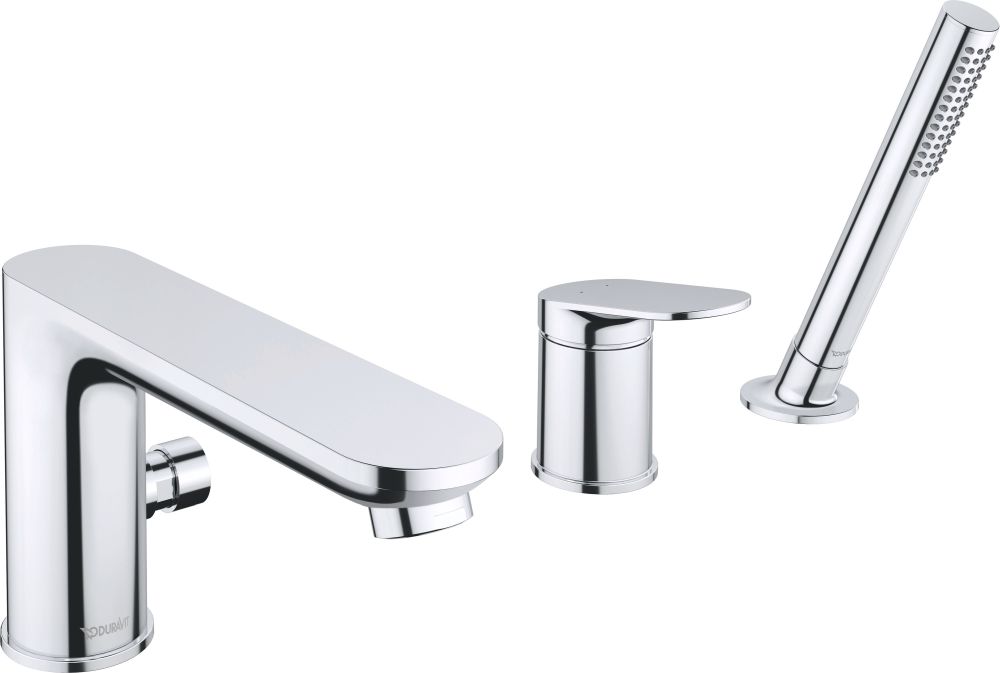 Duravit Wave grifo de bañera y ducha en bañera cromo WA5260000010