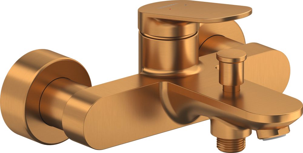 Duravit Wave grifo de bañera y ducha a pared || WA5230000004
