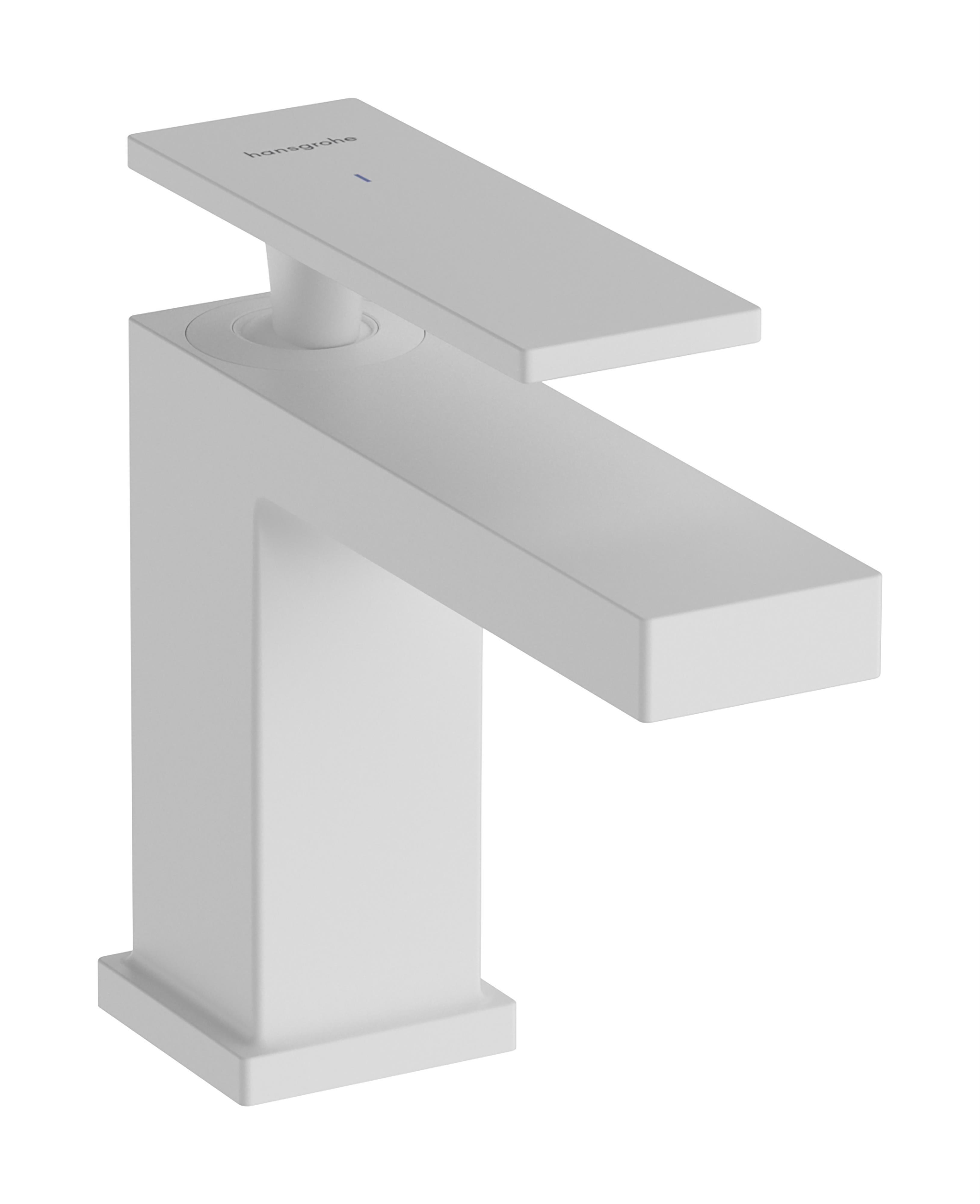 Hansgrohe Tecturis E grifo de lavabo de pie blanco 73013700