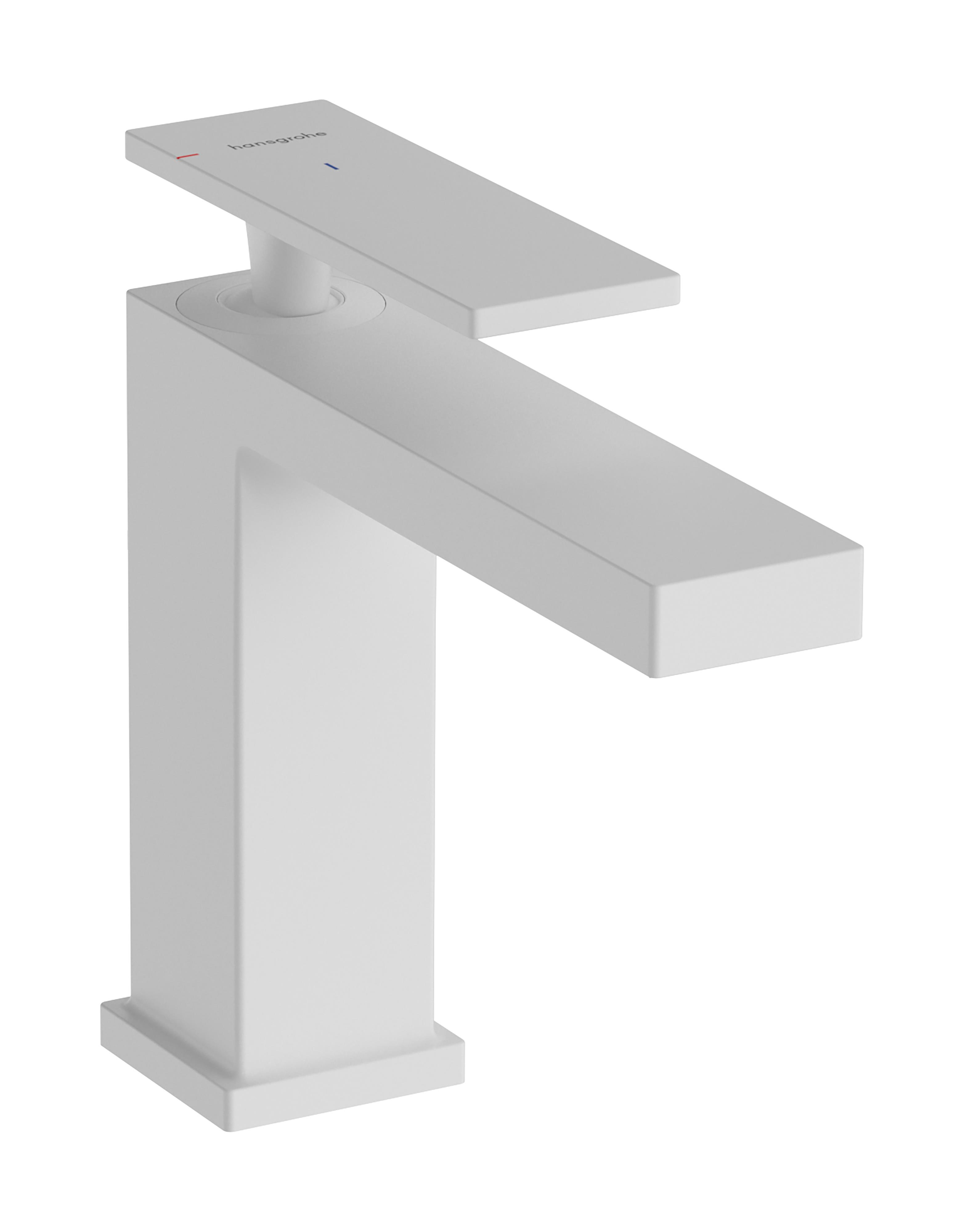 Hansgrohe Tecturis E grifo para lavabo de pie blanco 73014700