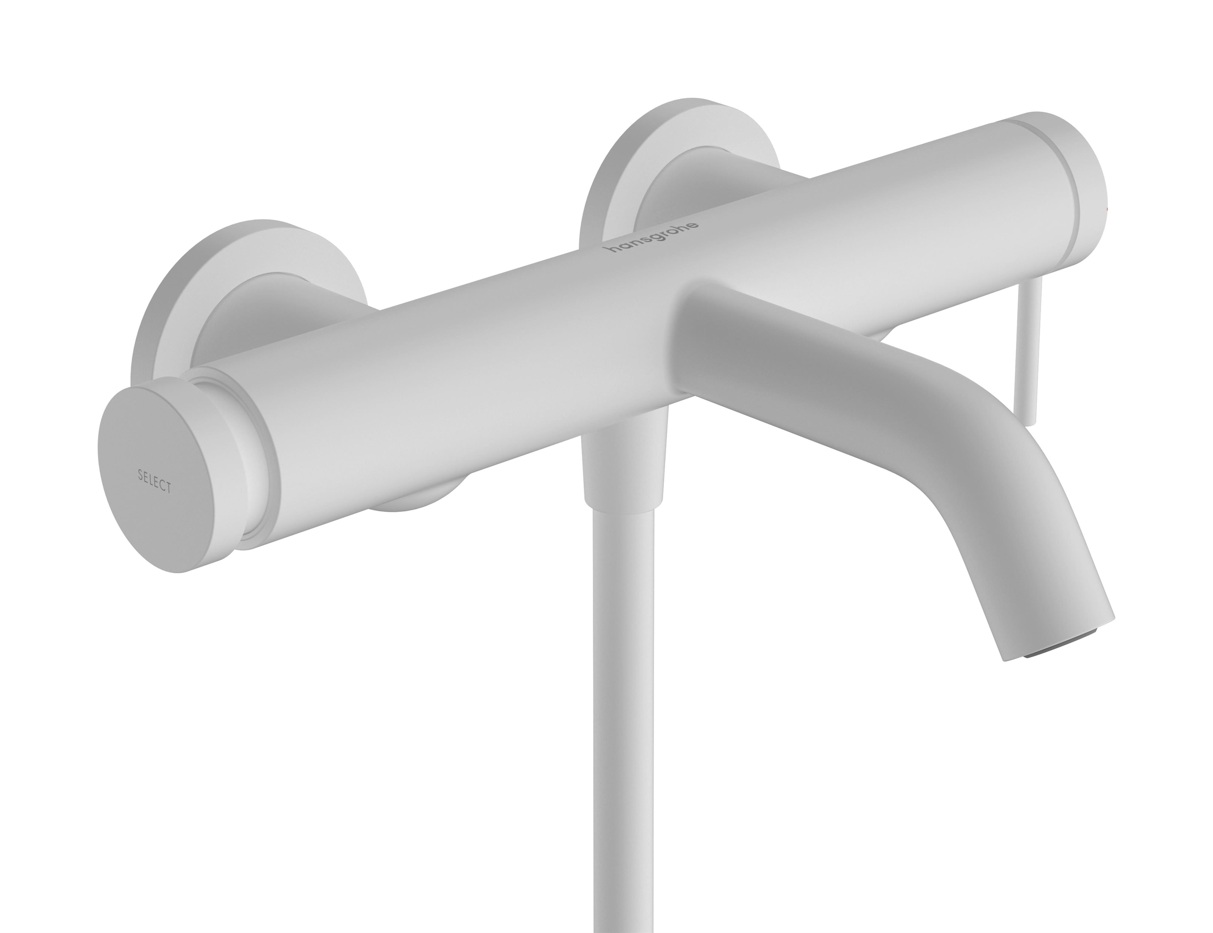 Hansgrohe Tecturis S grifo de bañera y ducha a pared blanco 73422700