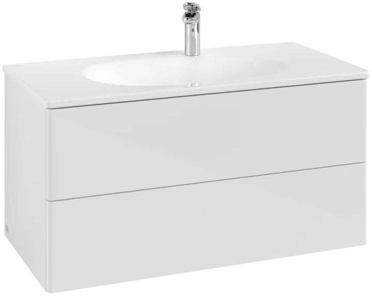 Villeroy & Boch Antao armario 98.8x49.6x50.4 cm suspendido, para lavabo blanco K05000GF