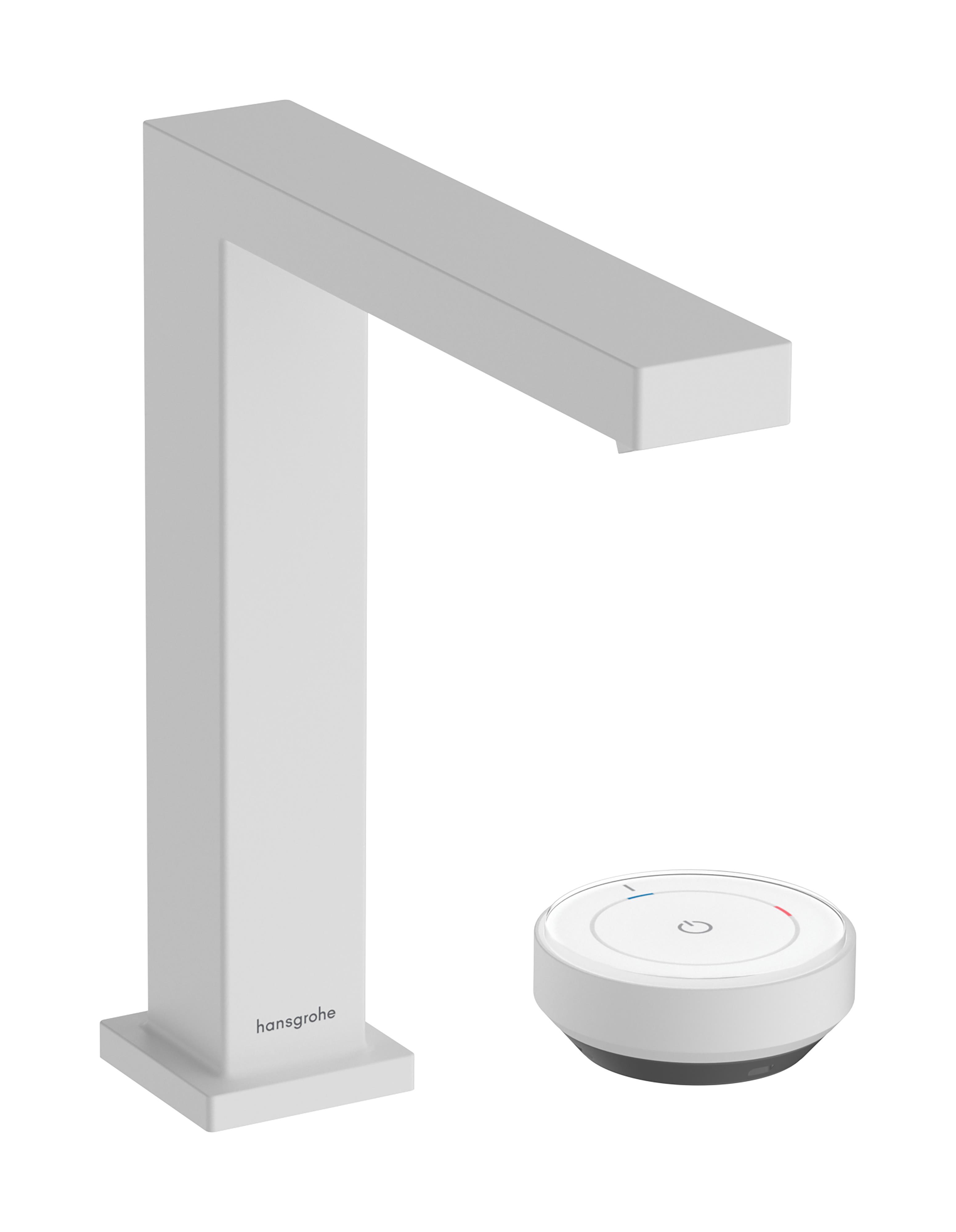 Hansgrohe Tecturis E grifo para lavabo de pie blanco 73053700