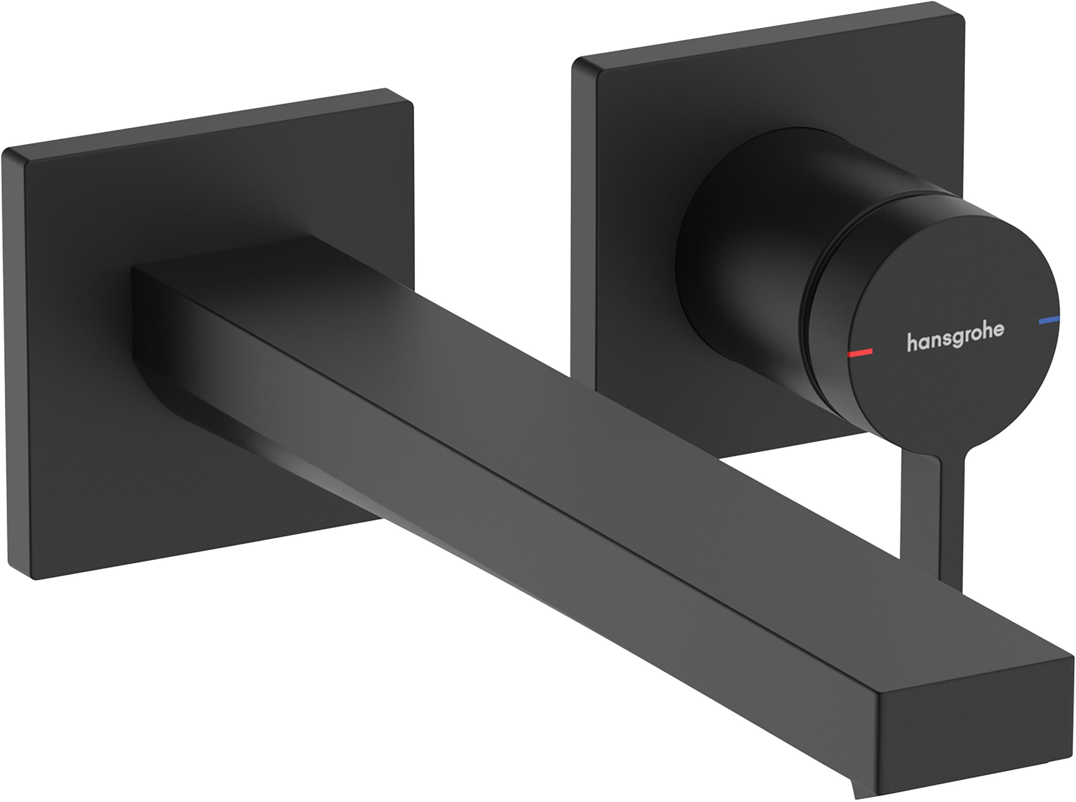 Hansgrohe Tecturis E grifo para lavabo empotrado negro 73051670