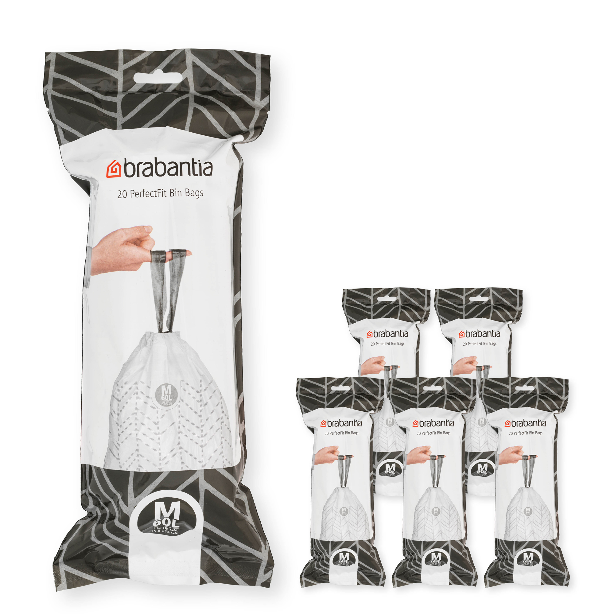 Brabantia PerfectFit bolsas de basura 138867