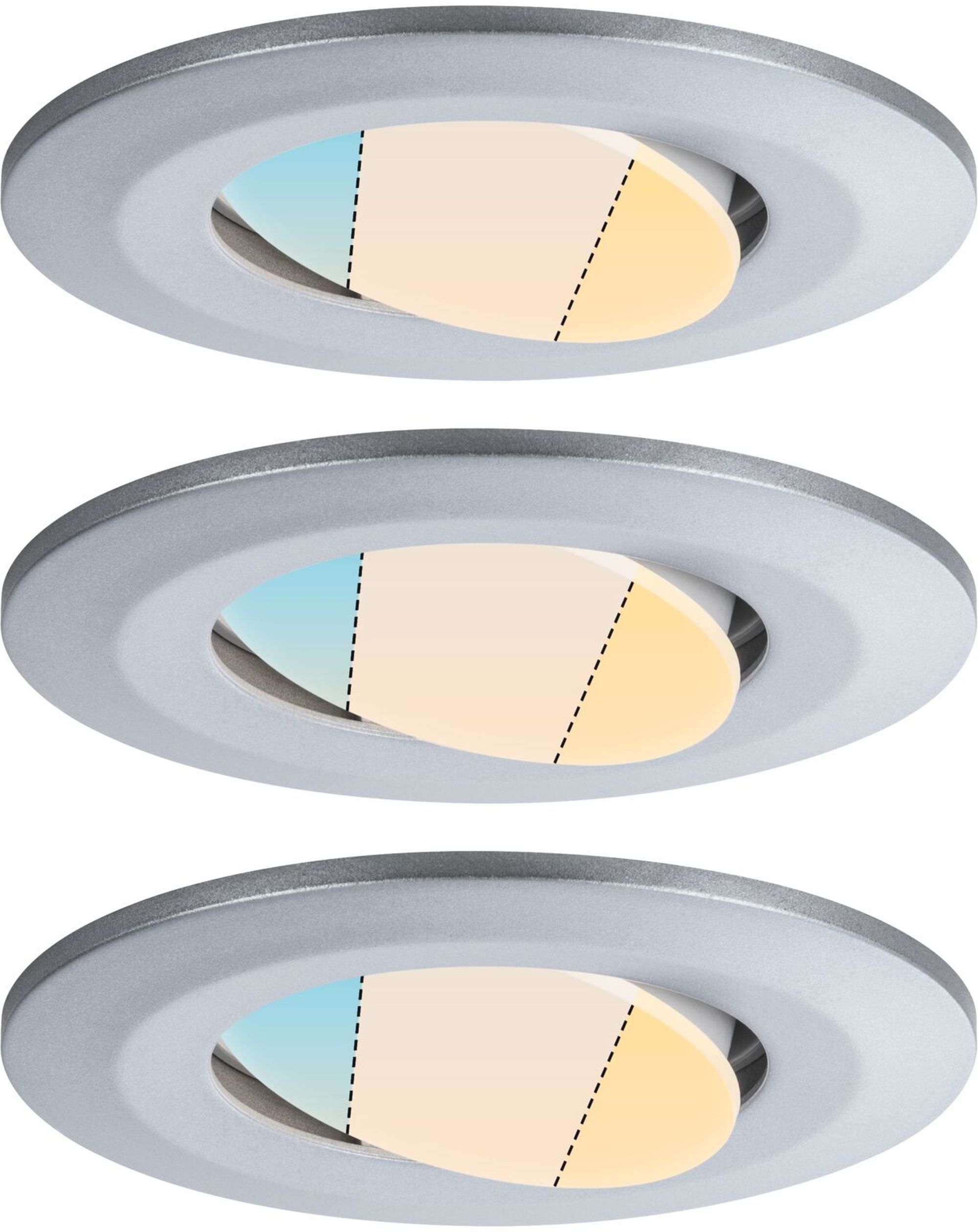 Paulmann Calla lámpara empotrada 3x5 W cromo 93095
