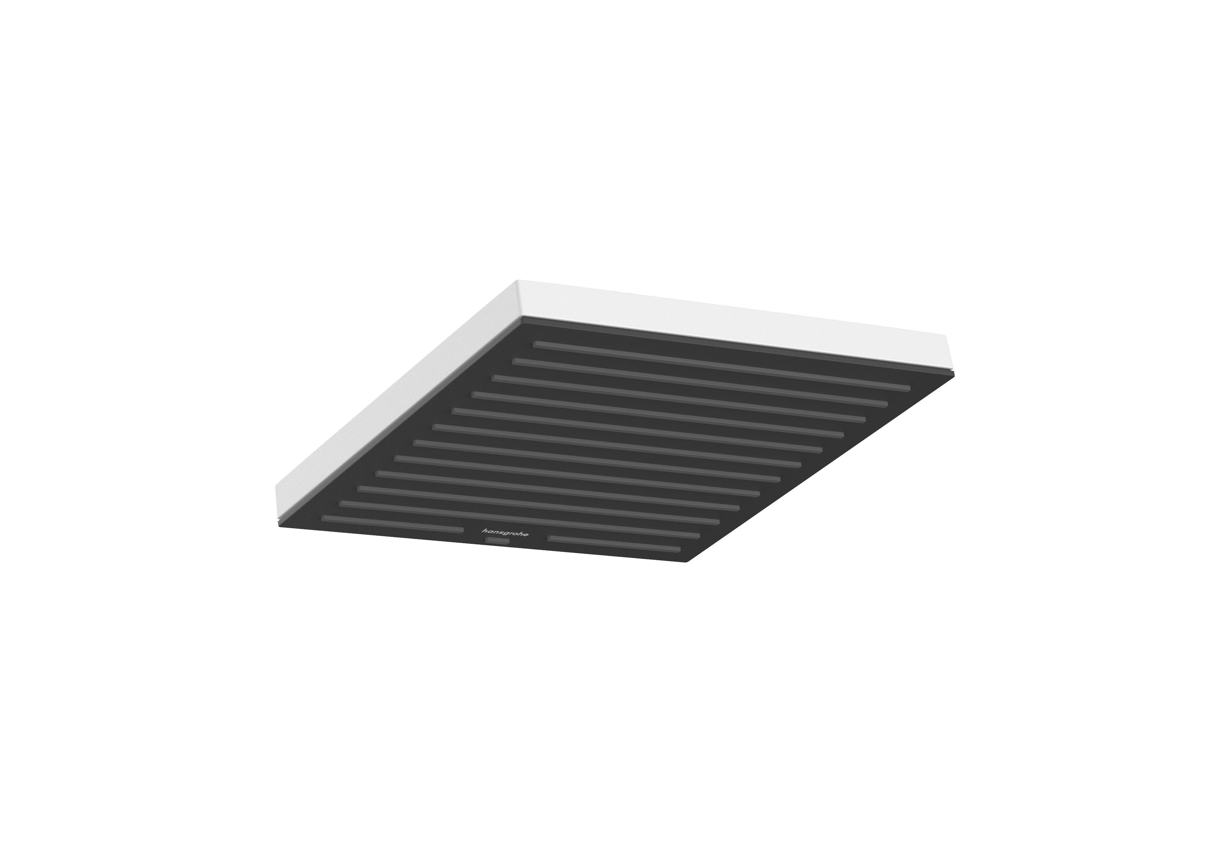 Hansgrohe Pulsify E ducha con efecto lluvia 26x26 cm cuadrada blanco 24333700