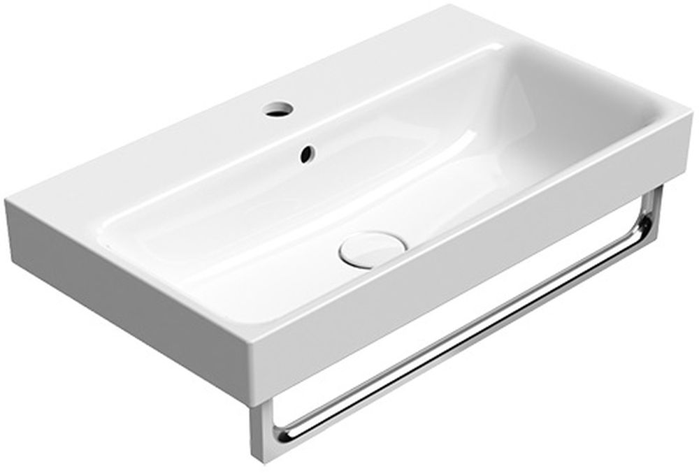 GSI Nubes lavabo 70x40 cm rectangular clásico blanco brillante 9687111