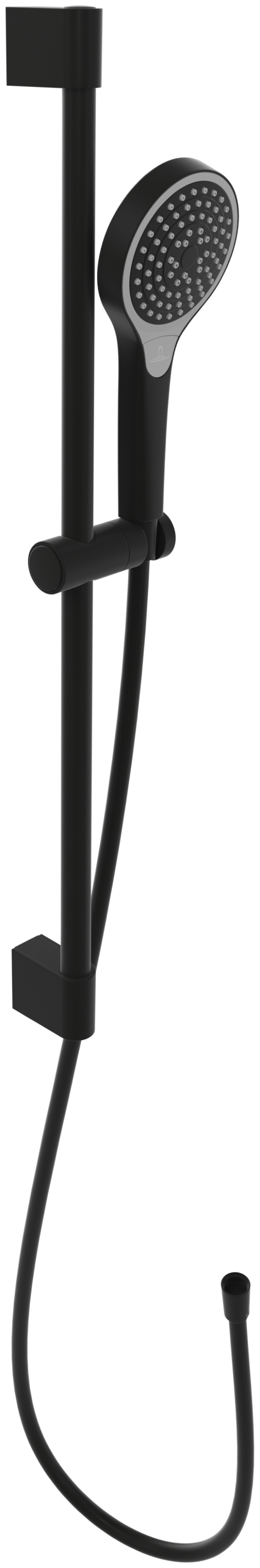 Villeroy & Boch Verve Showers conjunto de ducha a pared negro TVS109007000K5