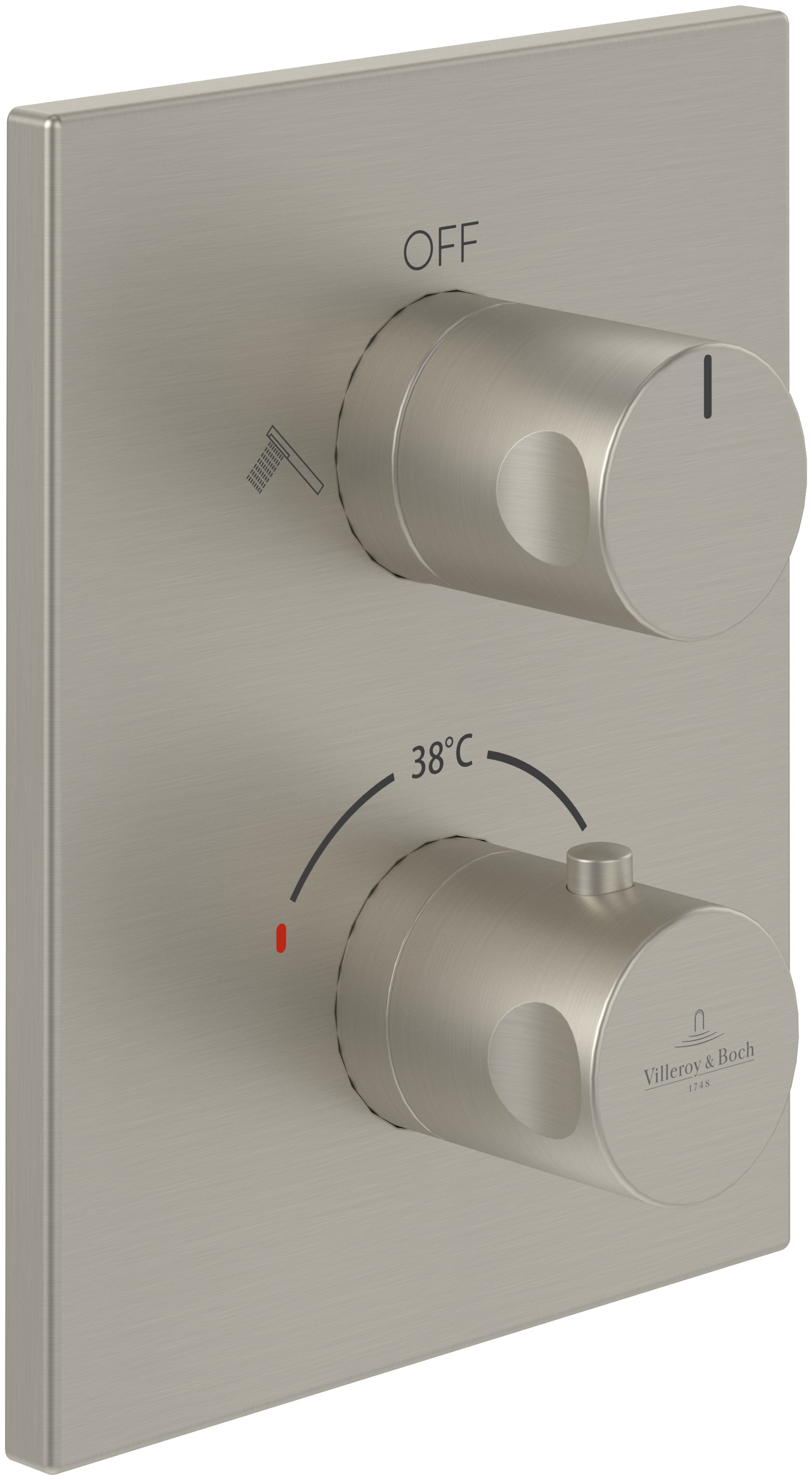 Villeroy & Boch Universal Taps & Fittings grifo de bañera y ducha empotrado con termostato || TVD00065300064