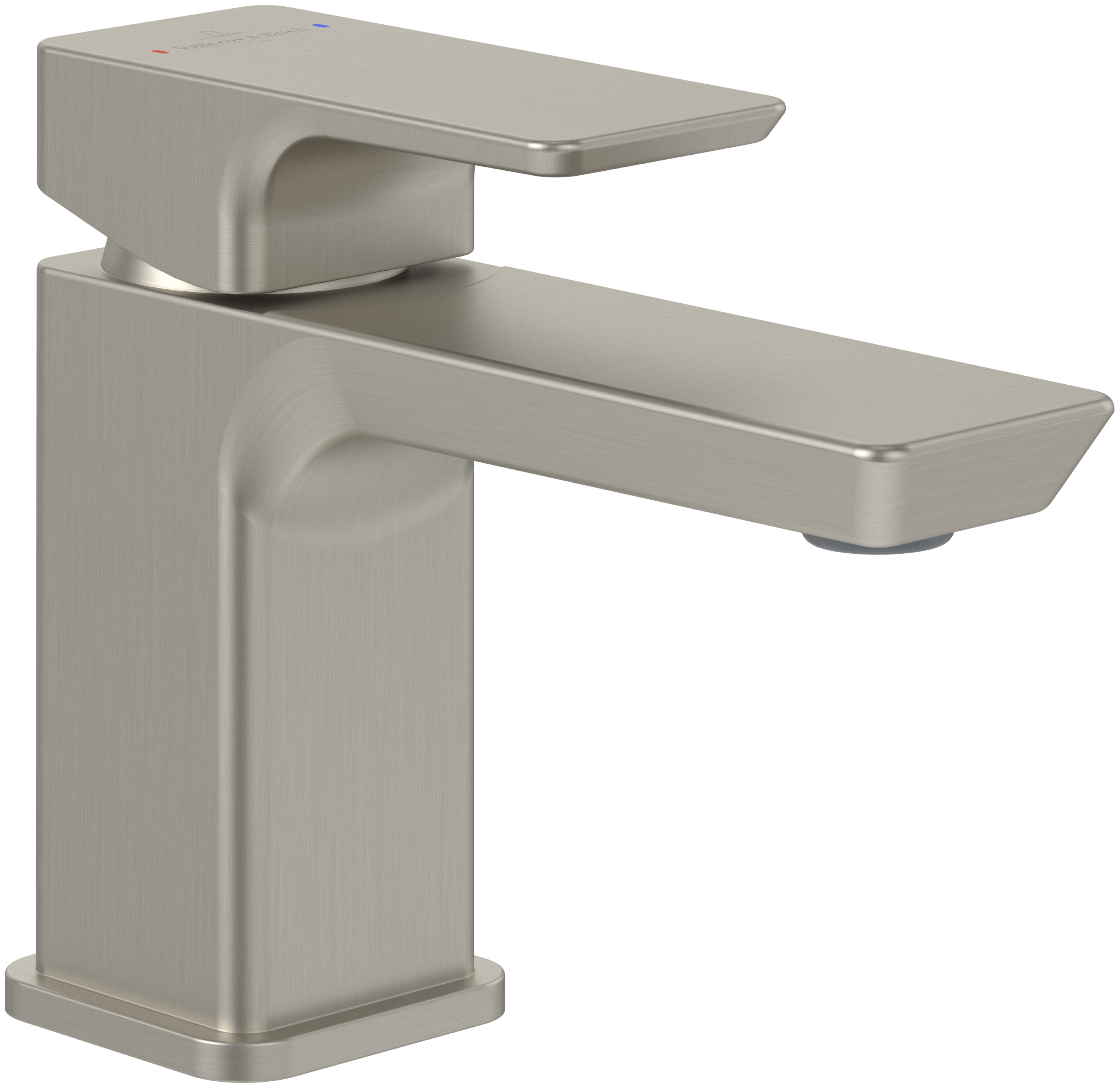 Villeroy & Boch Subway 3.0 grifo para lavabo de pie níquel TVW11200100164