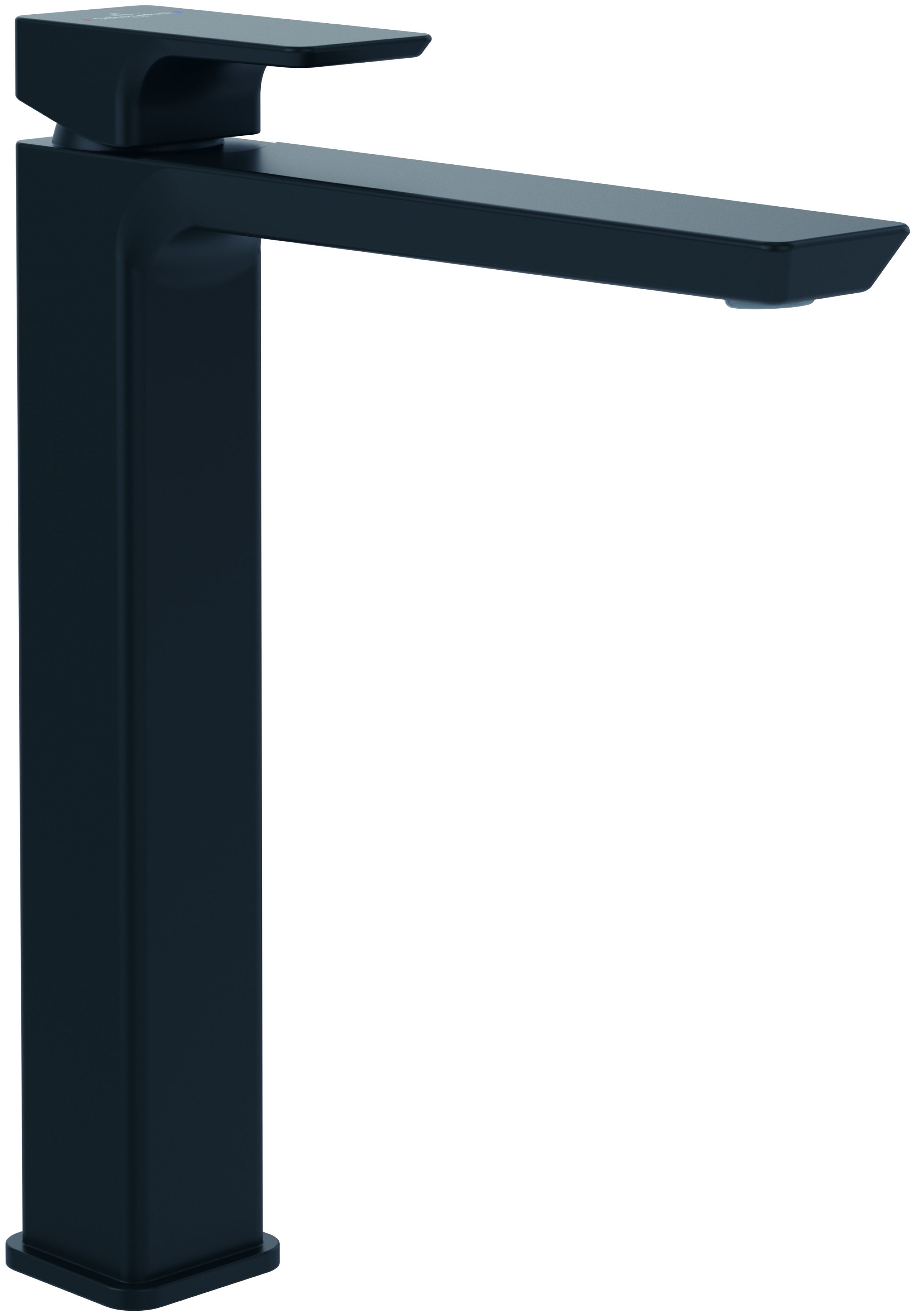 Villeroy & Boch Subway 3.0 grifo para lavabo de pie negro TVW112004000K5