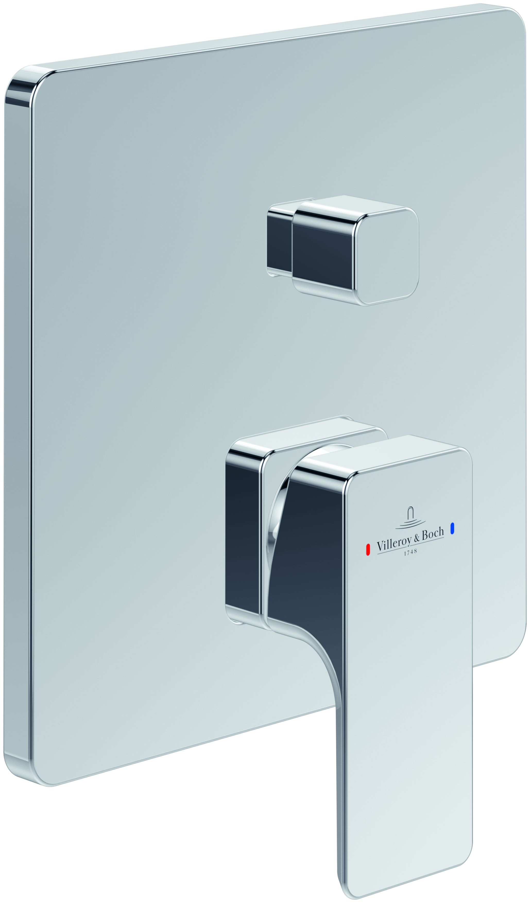 Villeroy & Boch Subway 3.0 grifo de bañera y ducha empotrado cromo TVS11200300061