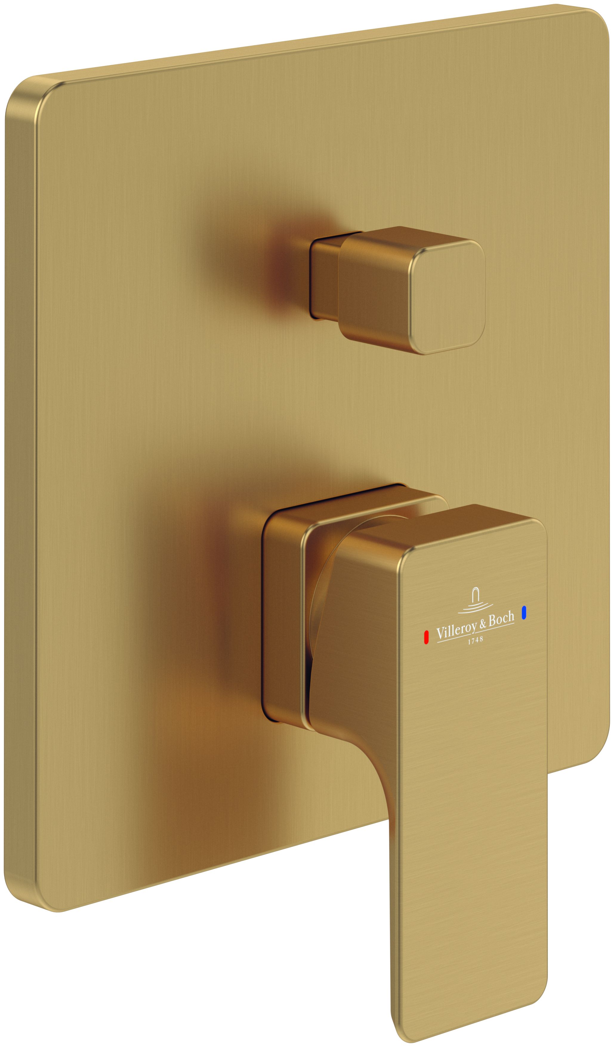 Villeroy & Boch Subway 3.0 grifo de bañera y ducha empotrado oro TVS11200300076