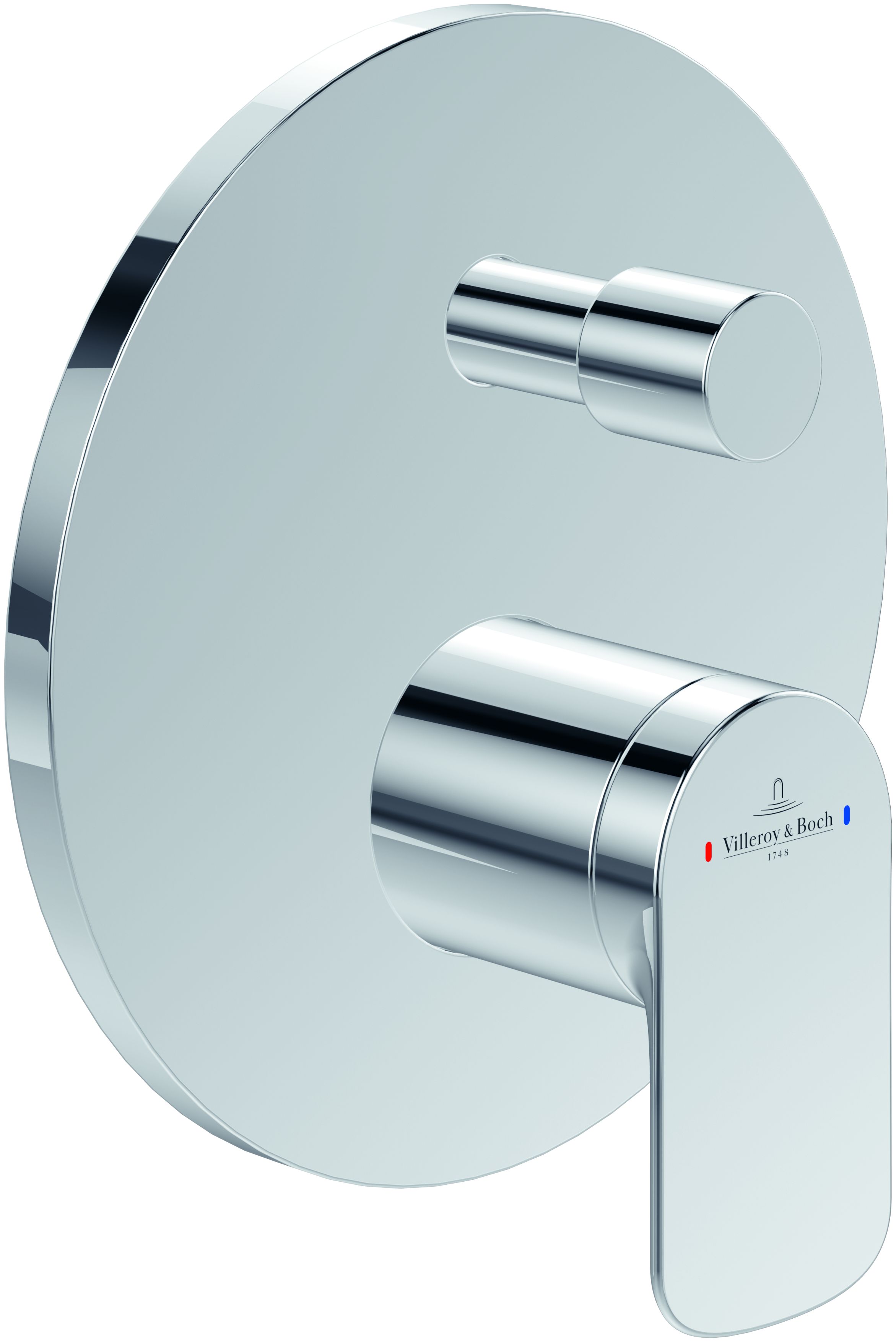 Villeroy & Boch O.Novo grifo de bañera y ducha empotrado cromo TVS10435300061