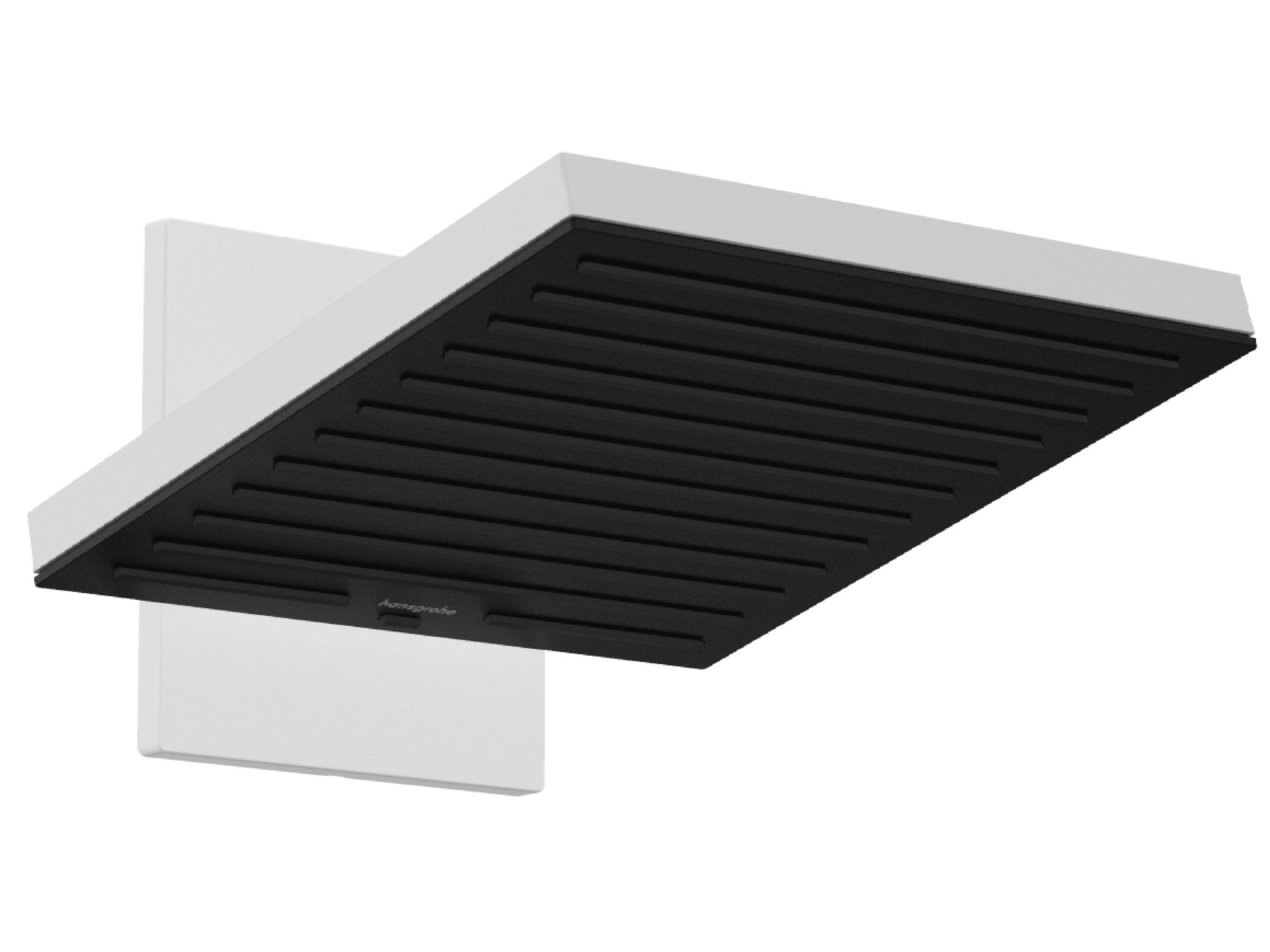 Hansgrohe Pulsify E brazo de ducha con efecto lluvia 26x26 cm cuadrada blanco 24351700