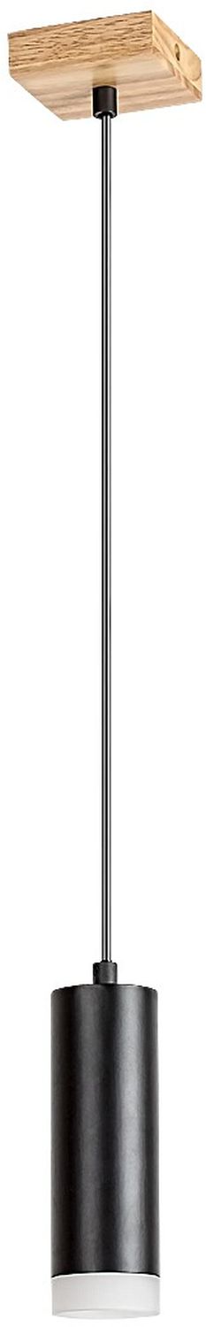 Rabalux Toras lámpara colgante 1x5 W negro-madera 72121