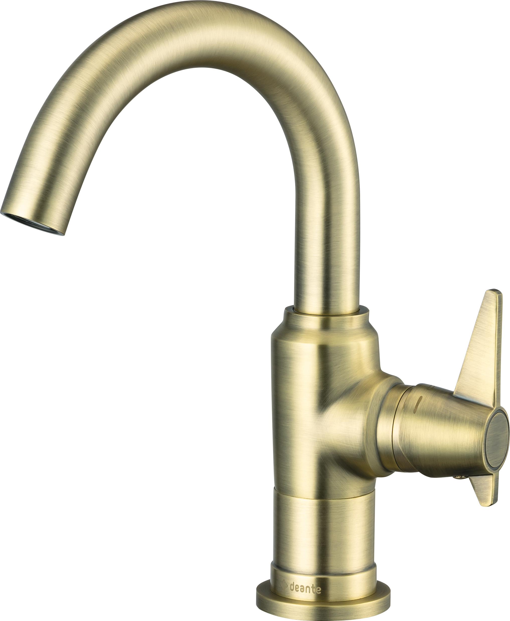Deante Temisto grifo para lavabo de pie latón/bronce antiguo BQT_M20M