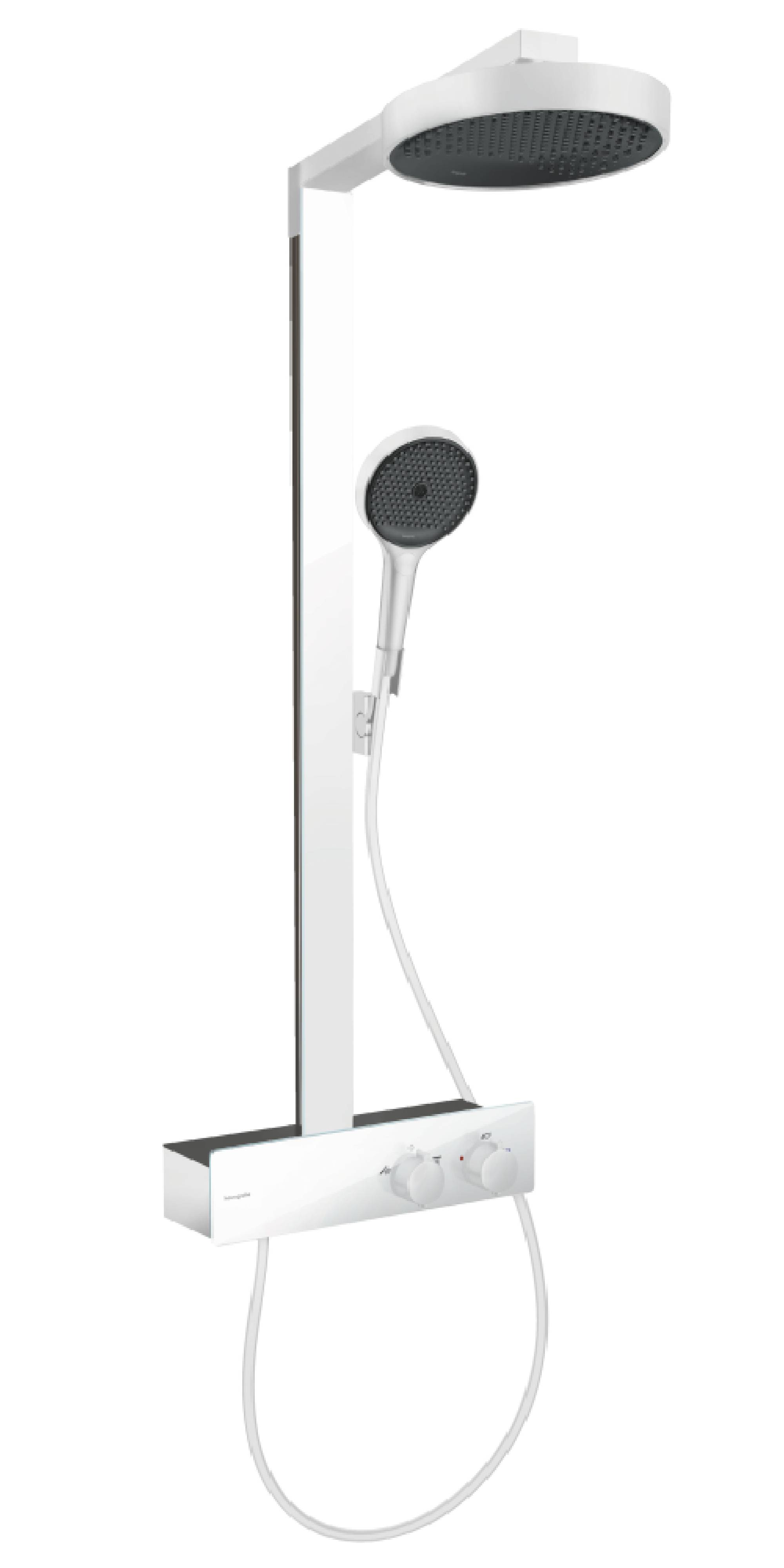 Hansgrohe Rainfinity conjunto de ducha a pared con termostato blanco 28742700