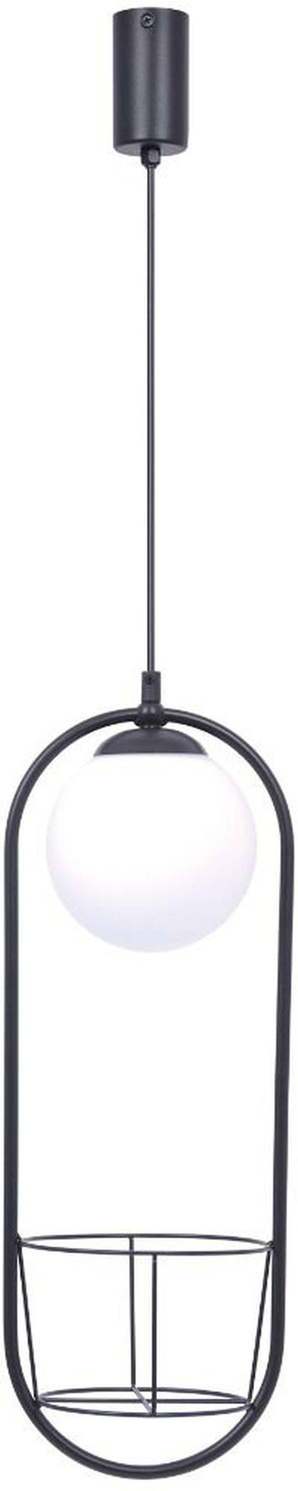 Zuma Line Plant lámpara colgante 1x40 W negro 5003