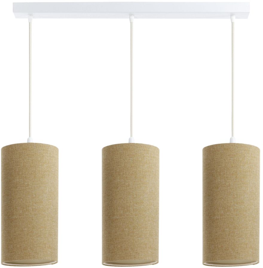 BPS Koncept Boho Ellegant Slim lámpara colgante 3x60 W marrón 0T0-L3-005