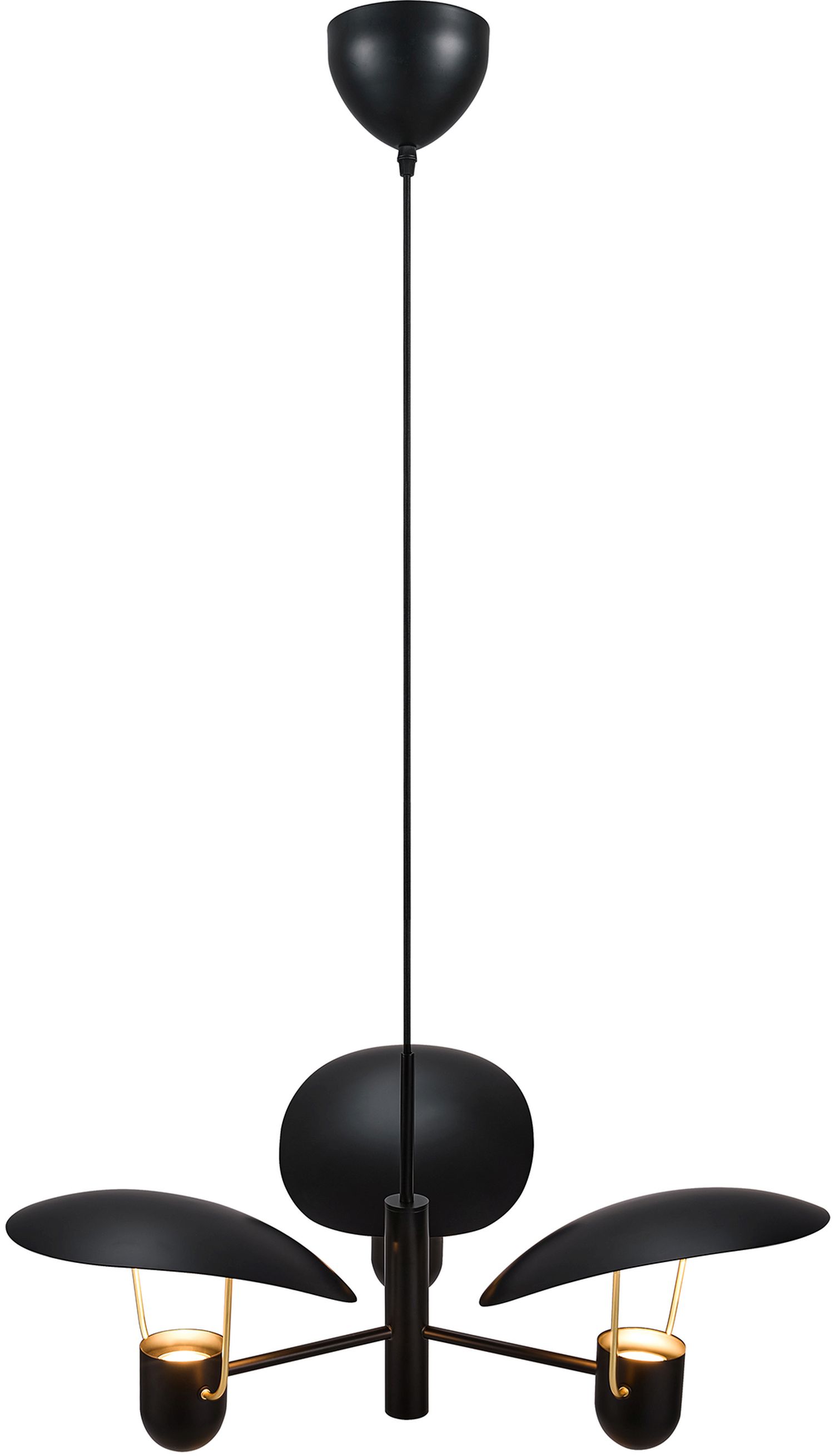 Nordlux Fabiola lámpara colgante 3x40 W negro 2220223003