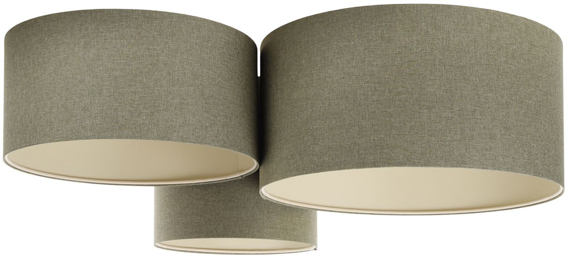 BPS Koncept Boho Ellegant lámpara de techo 3x60 W verde 080-067