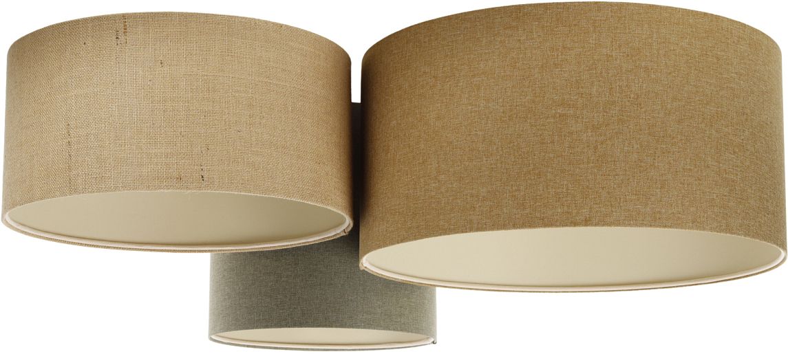 BPS Koncept Boho Ellegant lámpara de techo 3x60 W verde-marrón 080-075