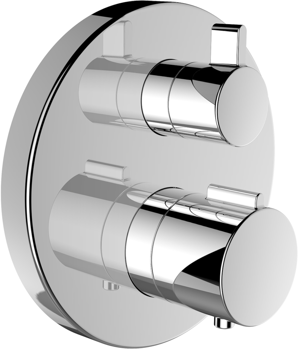 Laufen City Therm grifo para ducha empotrado con termostato cromo HF905474100000