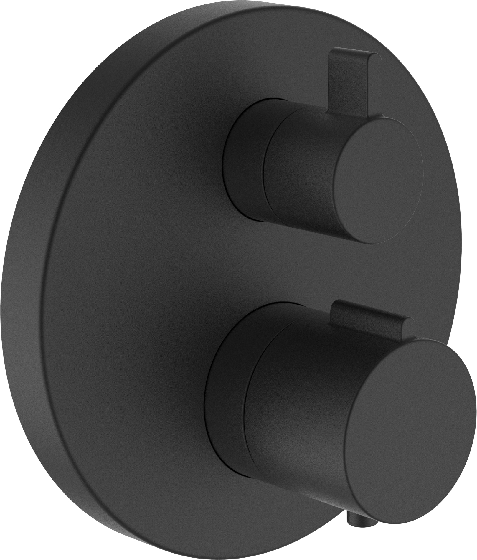 Laufen City Therm grifo de bañera y ducha empotrado con termostato negro HF905475428000