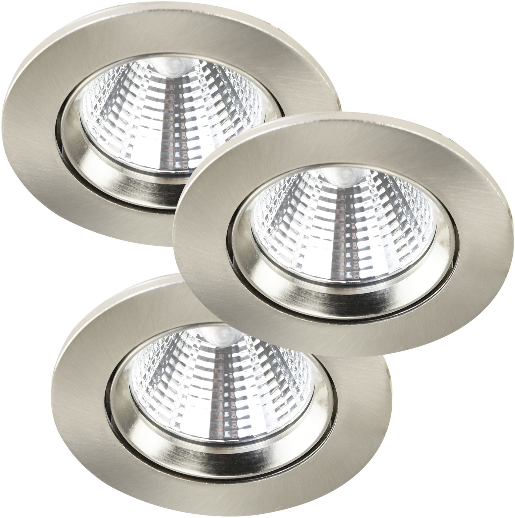 Nordlux Fremont lámpara empotrada 3x4.5 W níquel 47580132