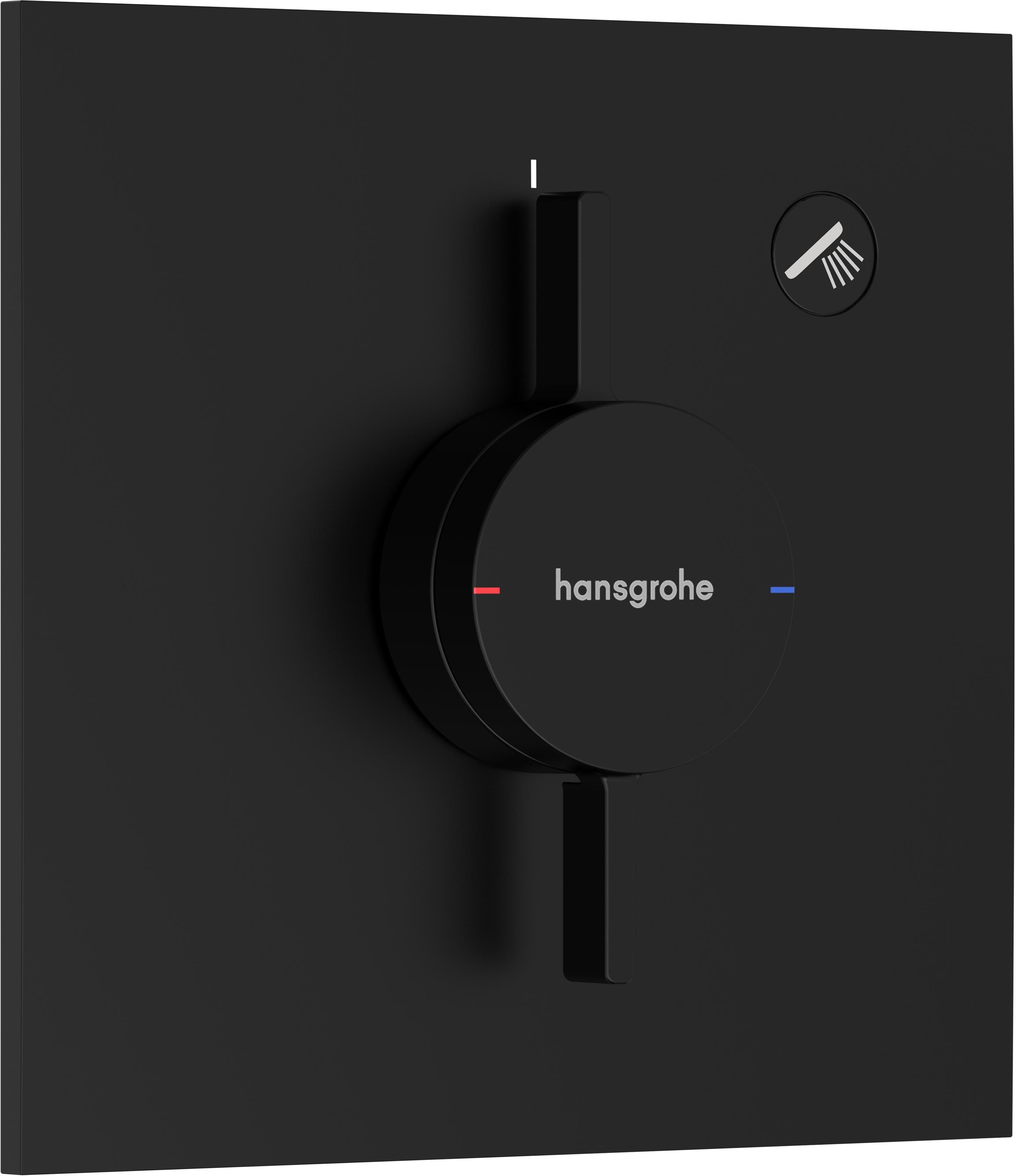 Hansgrohe DuoTurn E grifo para ducha empotrado negro 75617670