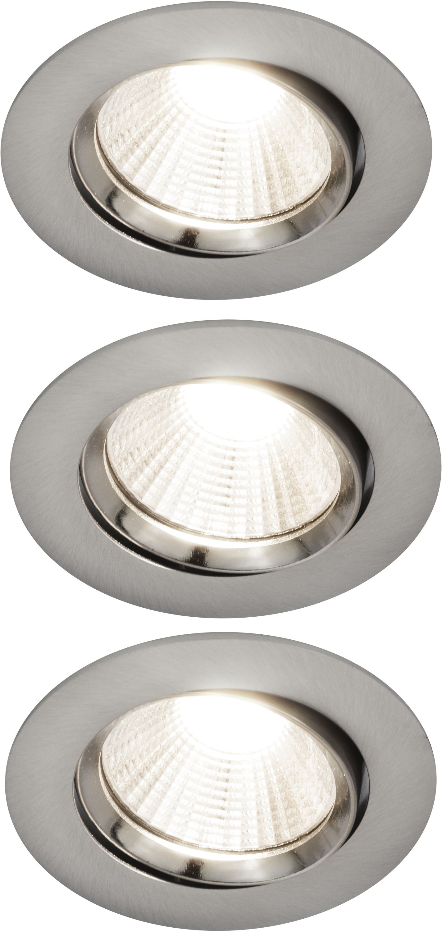 Nordlux Fremont lámpara empotrada 3x4.5 W acero 2310056032