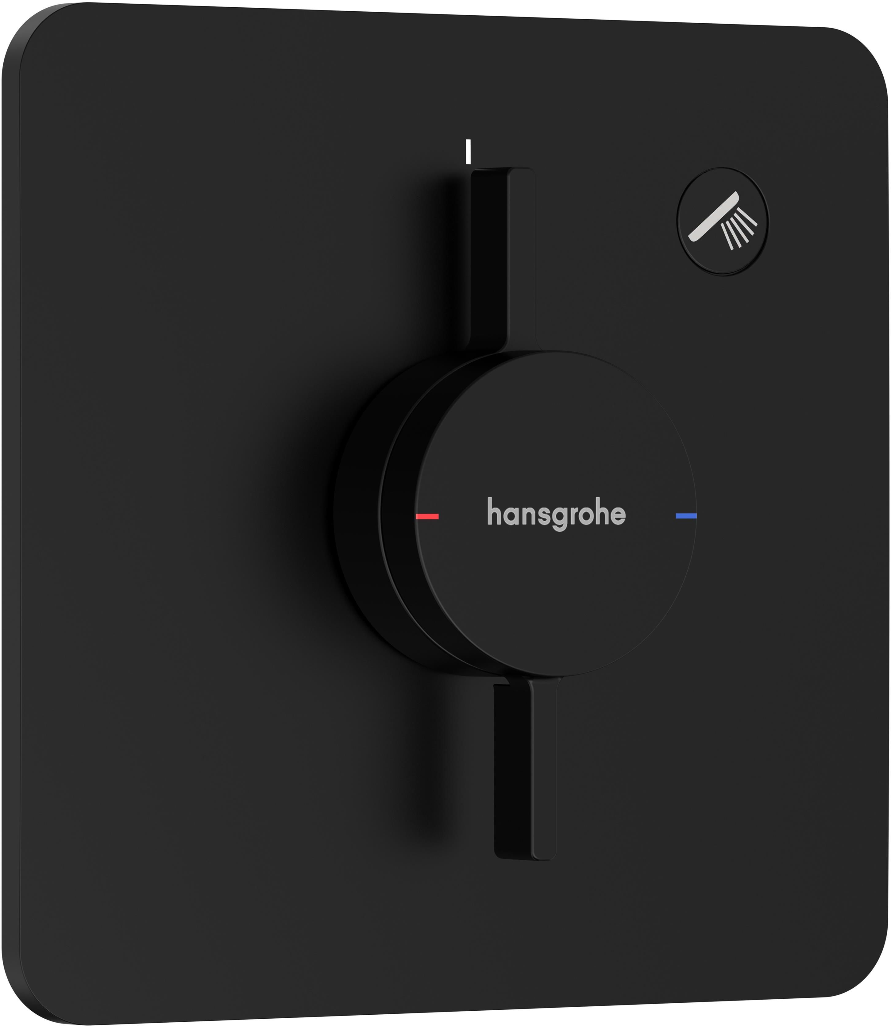 Hansgrohe DuoTurn Q grifo para ducha empotrado negro 75614670