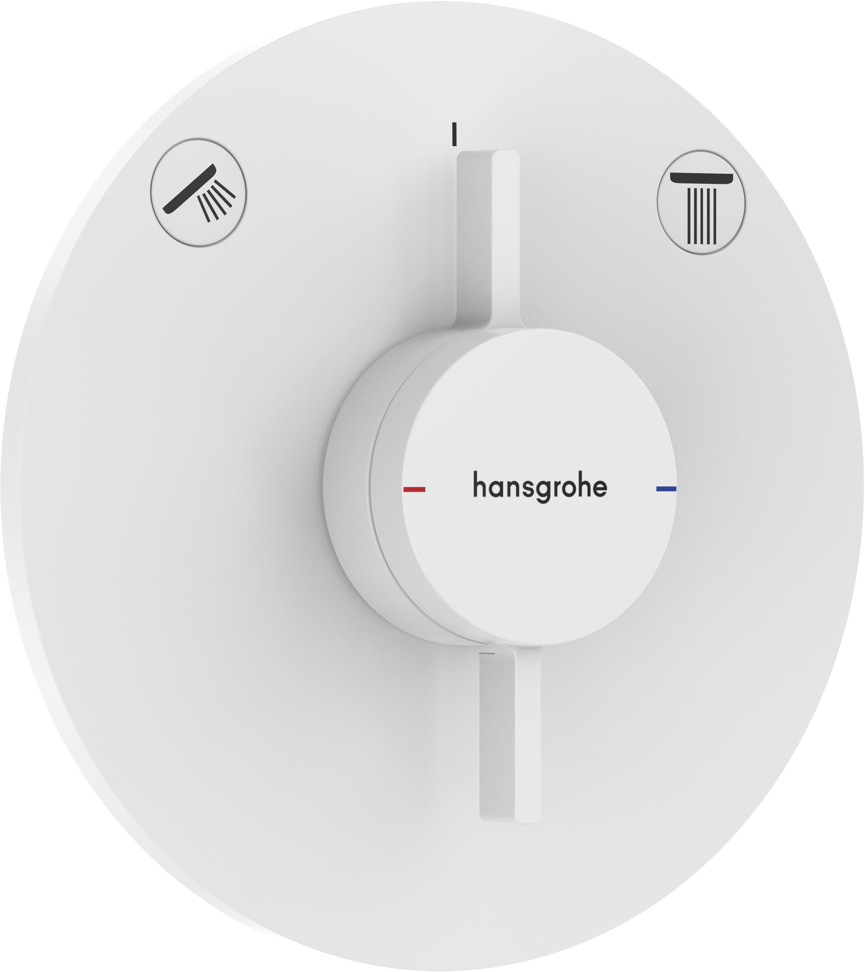 Hansgrohe DuoTurn S grifo de bañera y ducha empotrado blanco 75418700